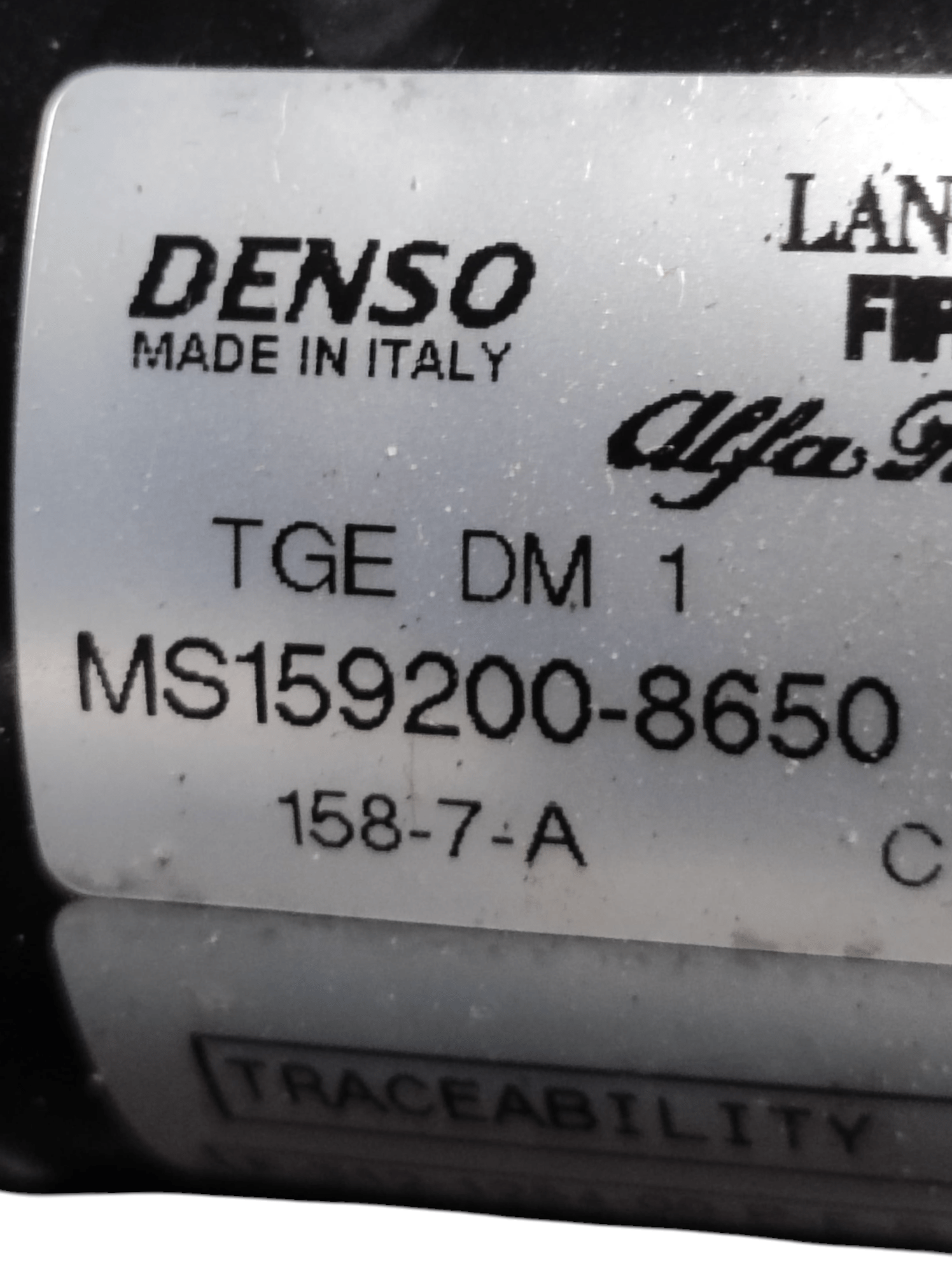 Motorino Tergicristallo Fiat 500 COD: MS1592008650 (2006 - 2015) - F&P CRASH SRLS - Ricambi Usati