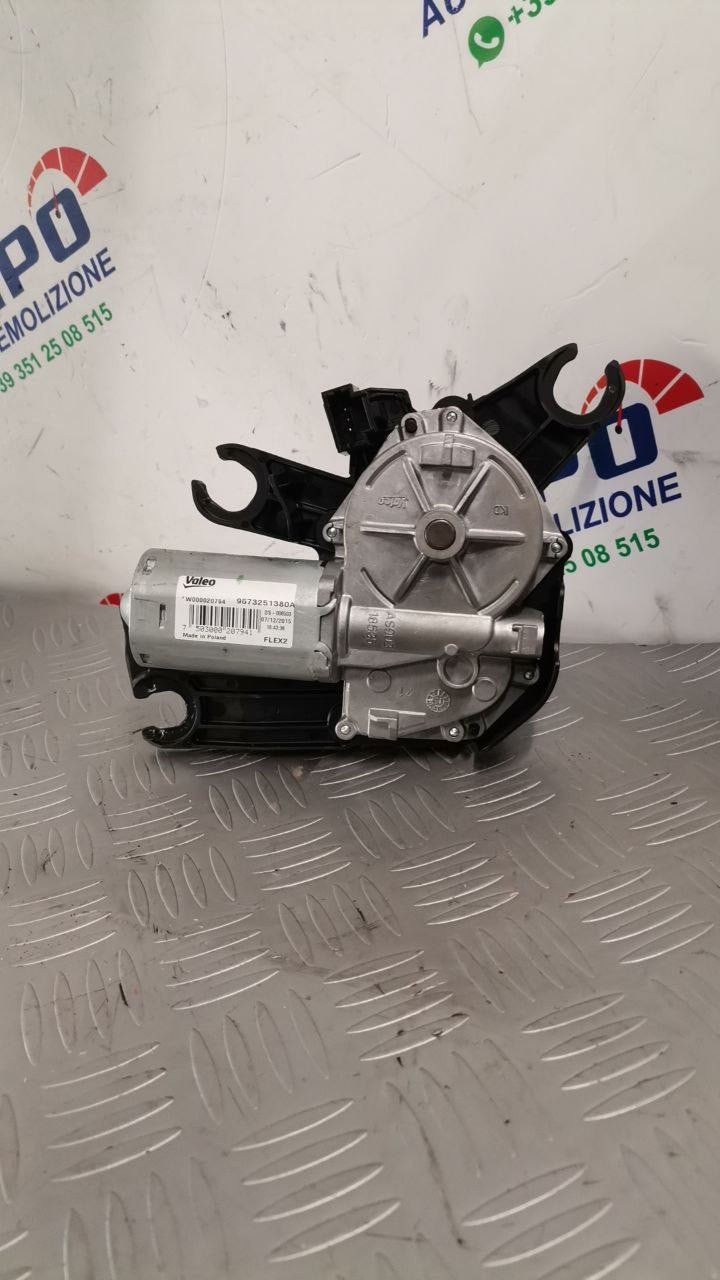 Rear windshield wiper motor Peugeot 308 2012-2020 code: 9673251380a - F&P CRASH SRLS - Used Parts