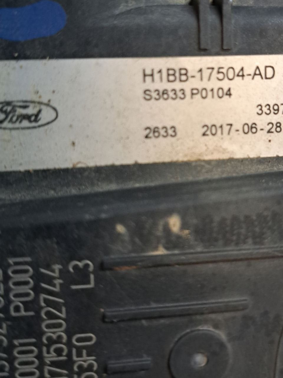 Front Tandem Windshield Wiper Motor Ford Fiesta (2017>) COD:H1BB-17504-AD - F&P CRASH SRLS - Used Parts