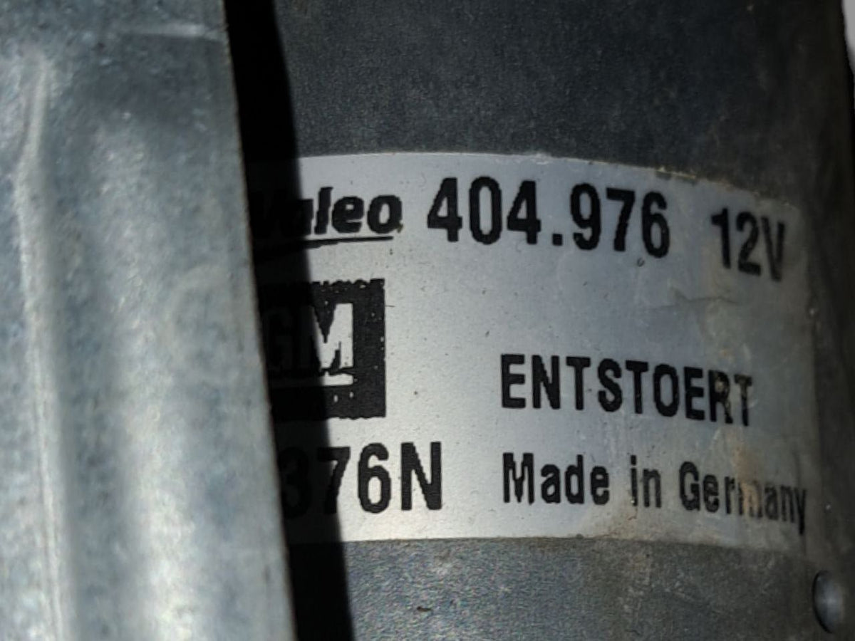 Front tandem wiper motor Opel Zafira B (2007) COD:404976 - F&P CRASH SRLS - Used Parts