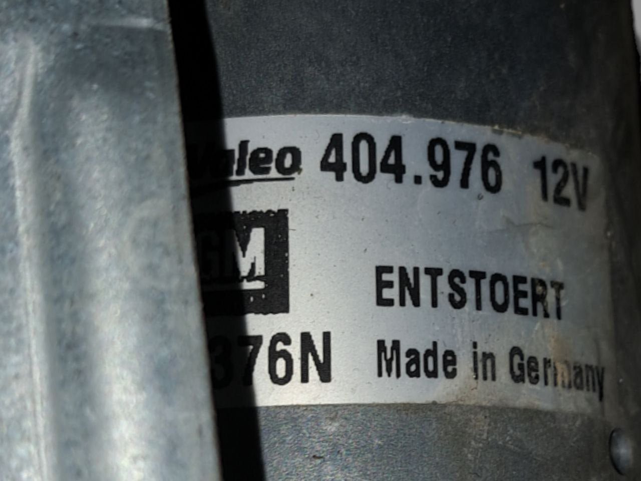 Front tandem wiper motor Opel Zafira B (2007) COD:404976 - F&P CRASH SRLS - Used Parts