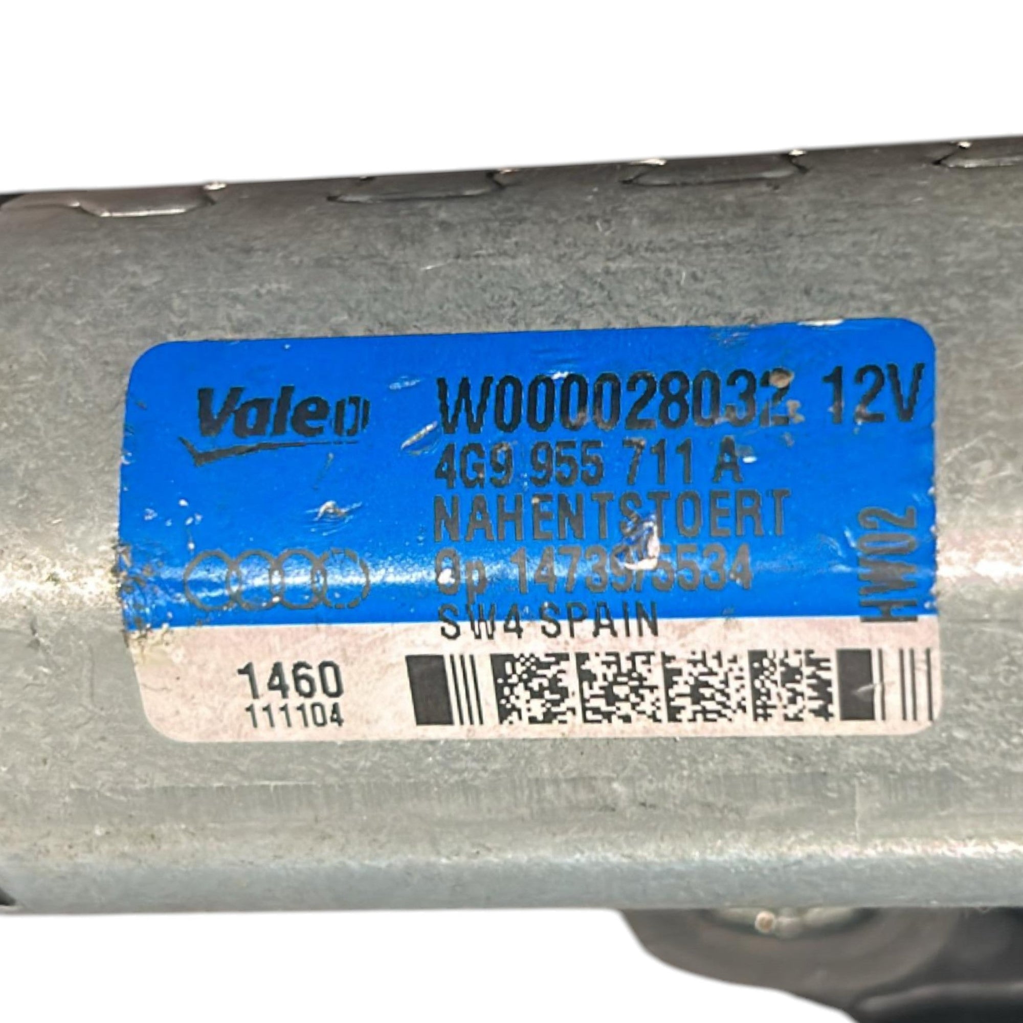 Motorino Tergilunotto Posteriore Audi A6 (C7) cod.4G9955711A (2011 > 2018) - F&P CRASH SRLS - Ricambi Usati