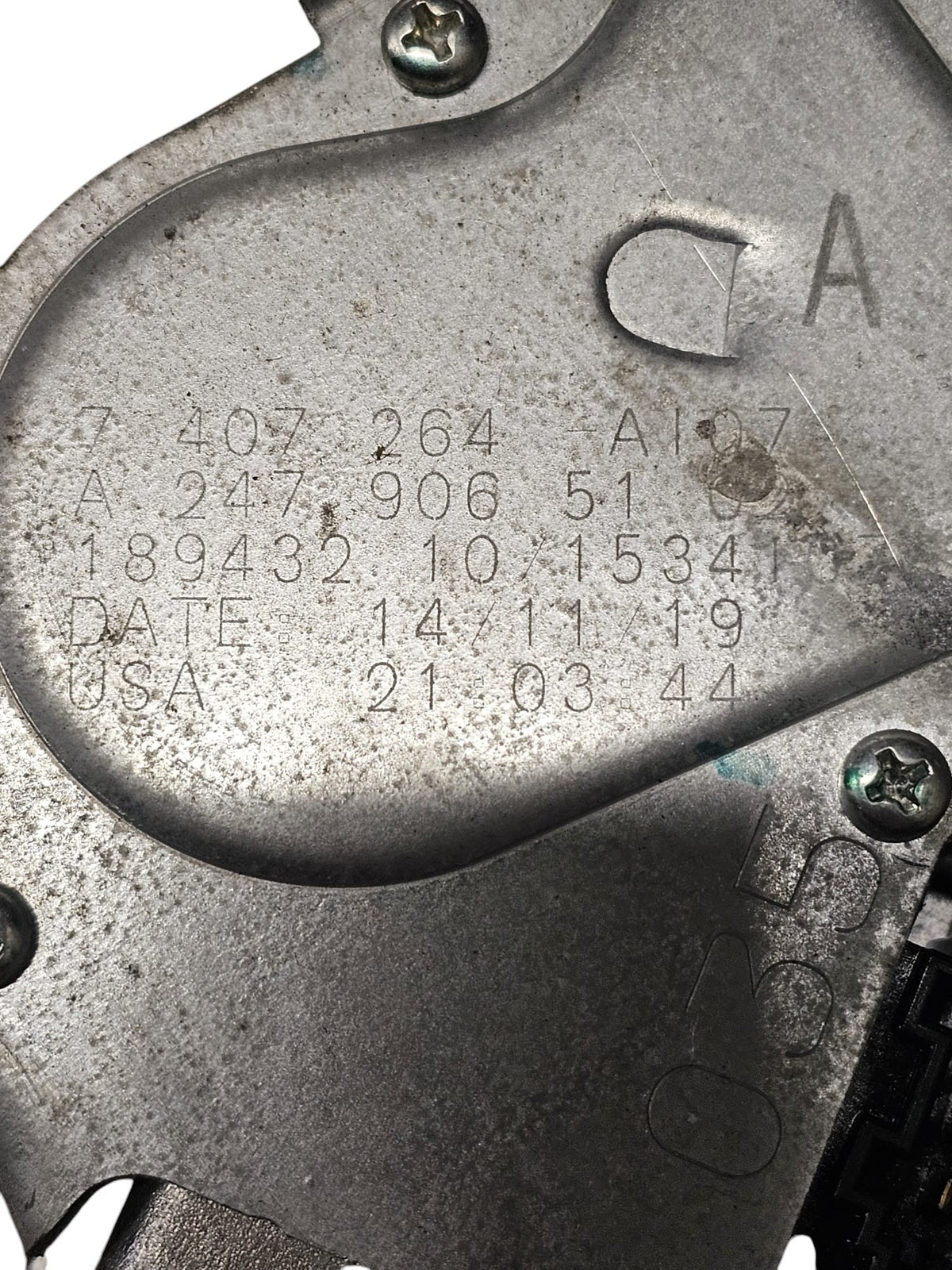 Rear Wiper Motor Mercedes A-Class W177 Code:A2479065102 (2018 - >) - F&P CRASH SRLS - Used Parts