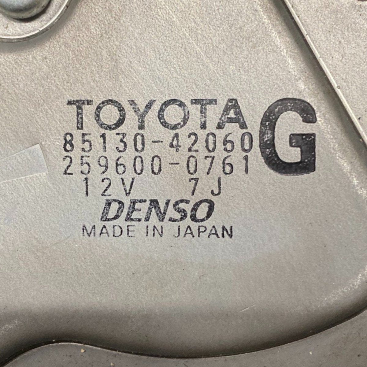 Motorino tergilunotto / tergicristalli posteriore toyota aygo ii (2014 - 2021) Cod: 85130 - 42060 - F&P CRASH SRLS - Ricambi Usati