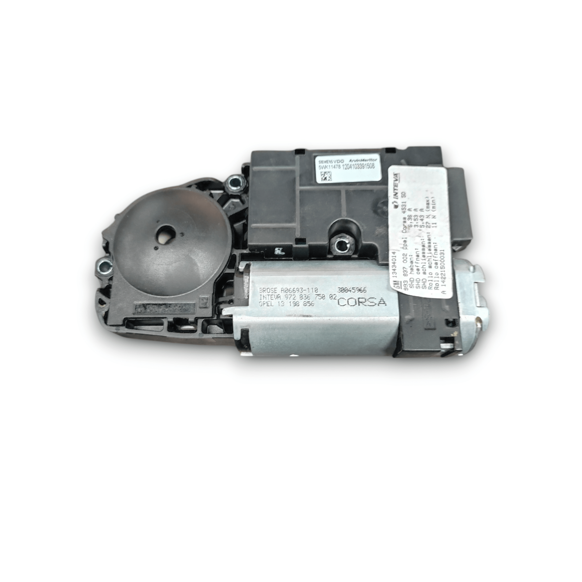 Motorino Tetto Apribile Opel Corsa E COD: 13198856 (2014 - 2019) - F&P CRASH SRLS - Ricambi Usati