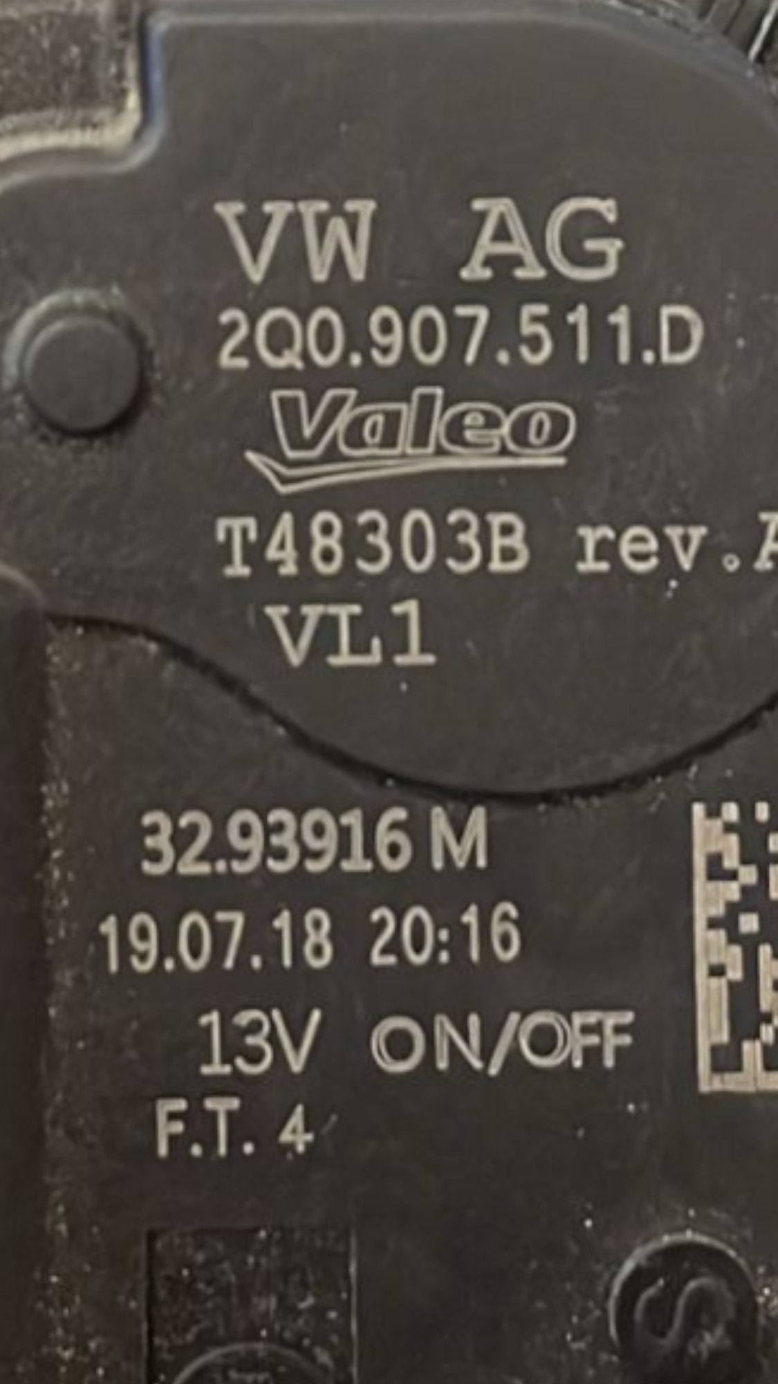 Motorino Ventola Abitacolo Volkswagen Passat (B8) cod:2Q0907511D (2014 > 2023) - F&P CRASH SRLS - Ricambi Usati