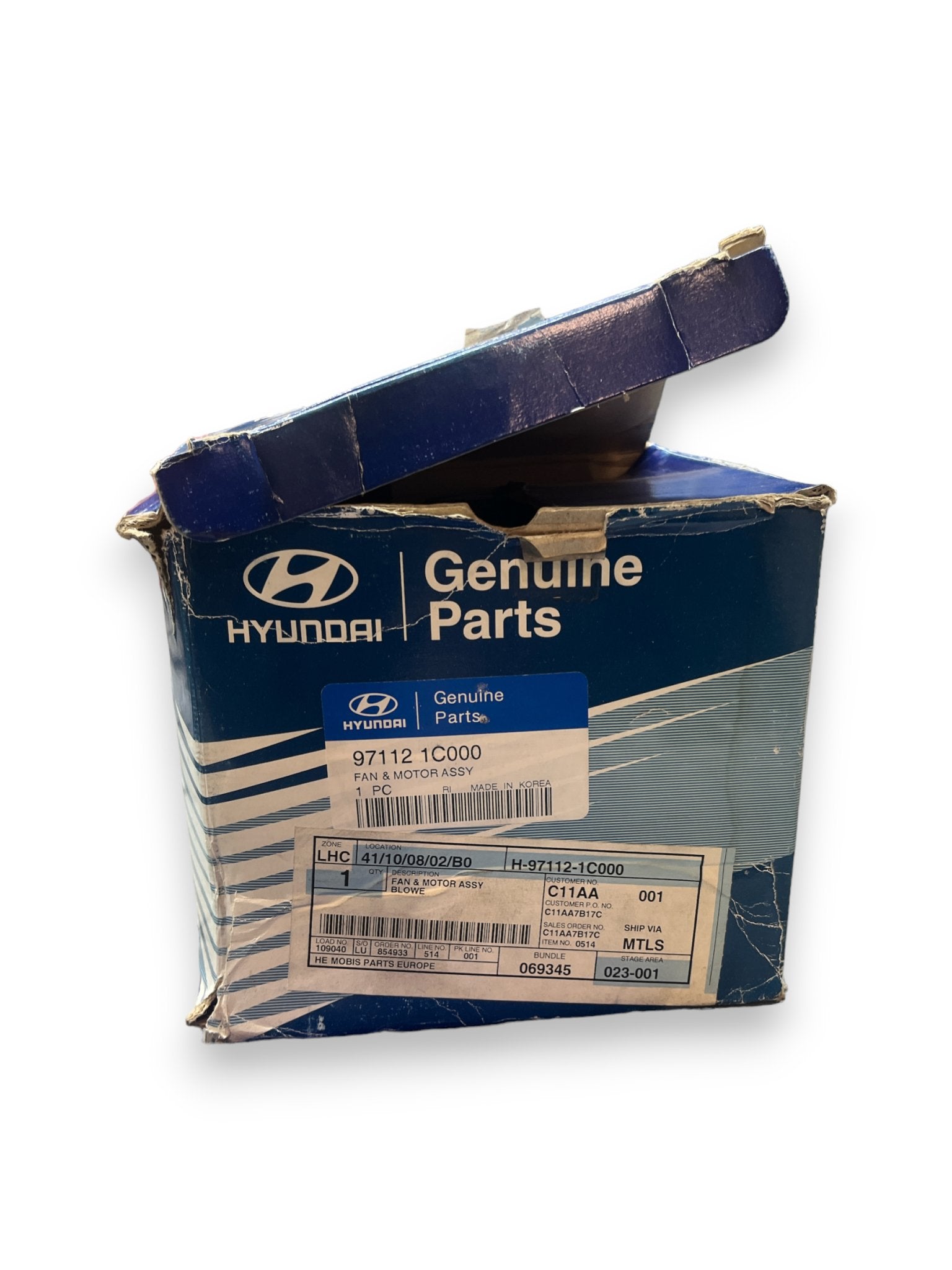 Motorino Ventola Riscaldamento Hyundai Getz ( 2002 - 2008 ) cod : 971121C000 - F&P CRASH SRLS - Ricambi Usati