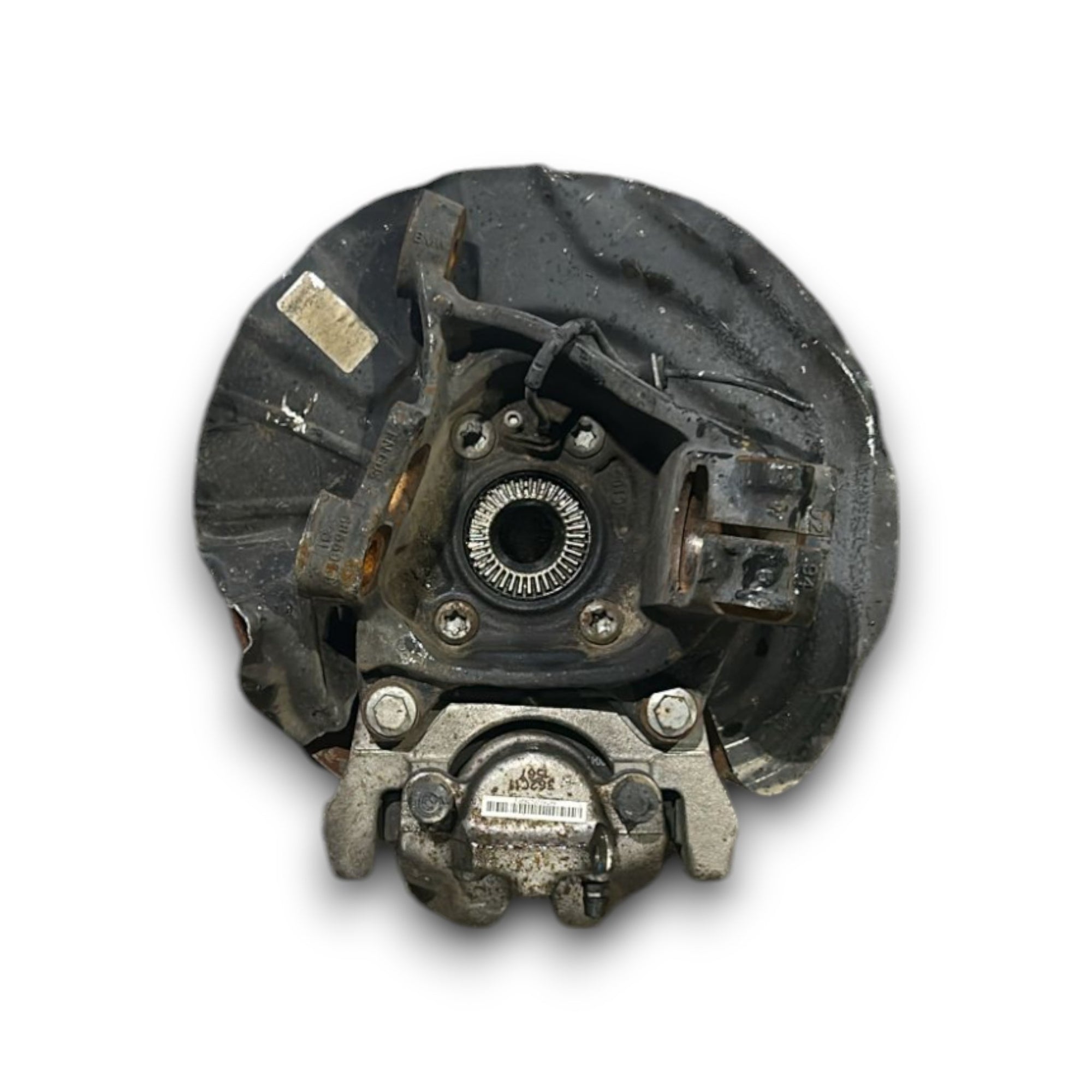mozzo completo di disco e pinza freno anteriore sinistra Bmw X3 F25 2.0 diesel (2010 - 2017) - F&P CRASH SRLS - Ricambi Usati