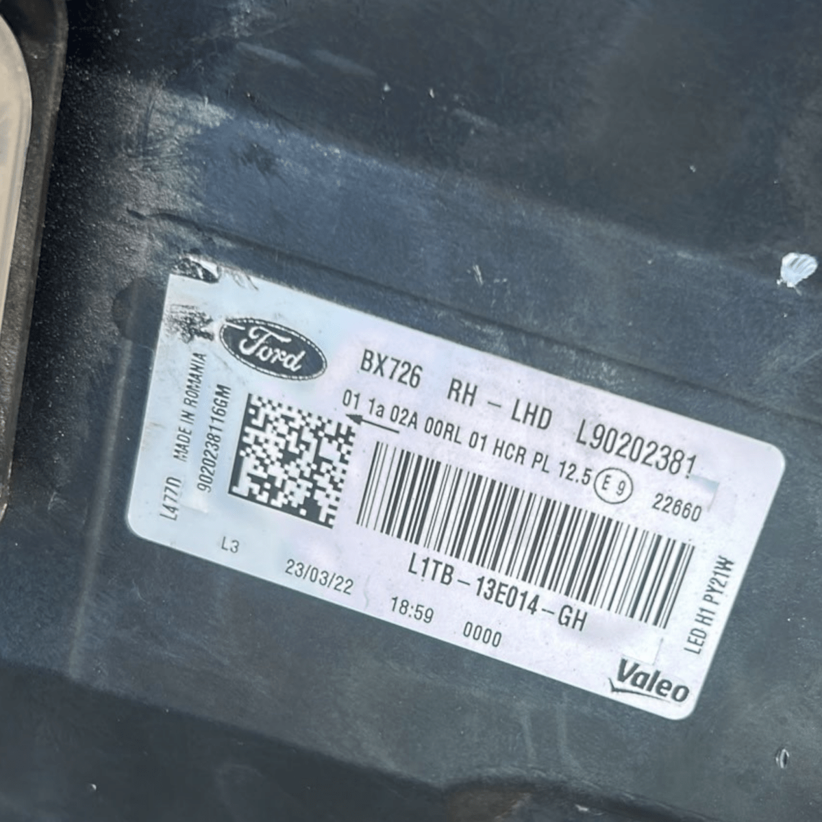 Musata + kit airbag ford puma st - line 1.0 benzina (2019 >) - F&P CRASH SRL - Ricambi Usati