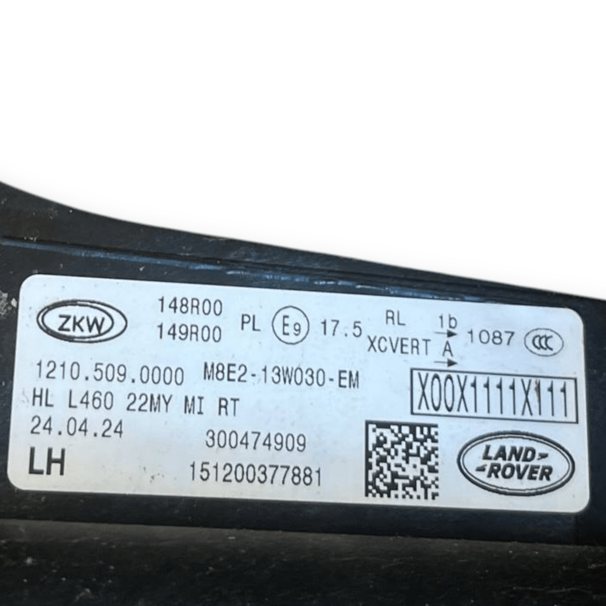 Musata + Kit Airbag Range Rover L460 3.0 Diesel (2022 - ) Vogue - F&P CRASH SRLS - Ricambi Usati