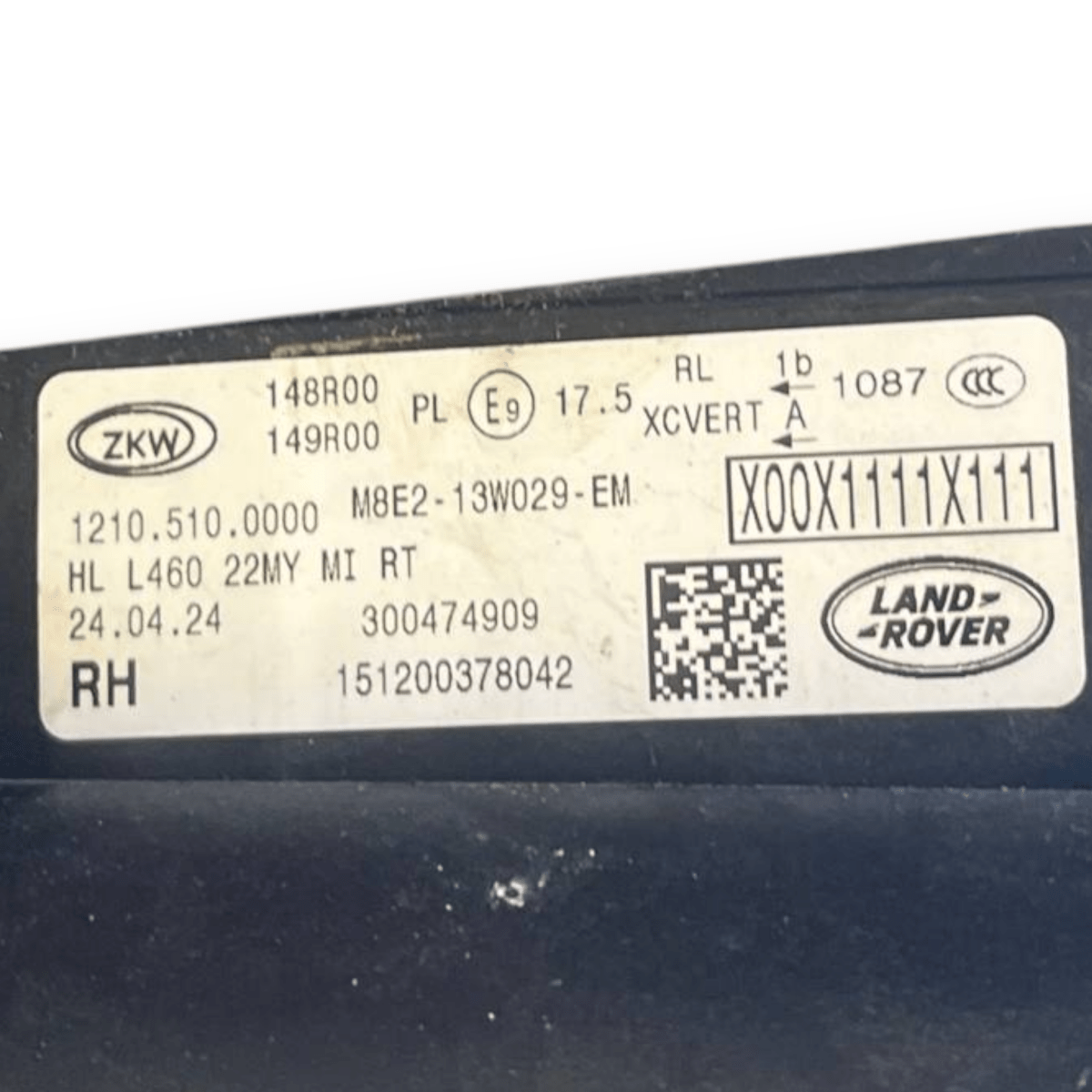 Musata + Kit Airbag Range Rover L460 3.0 Diesel (2022 - ) Vogue - F&P CRASH SRLS - Ricambi Usati