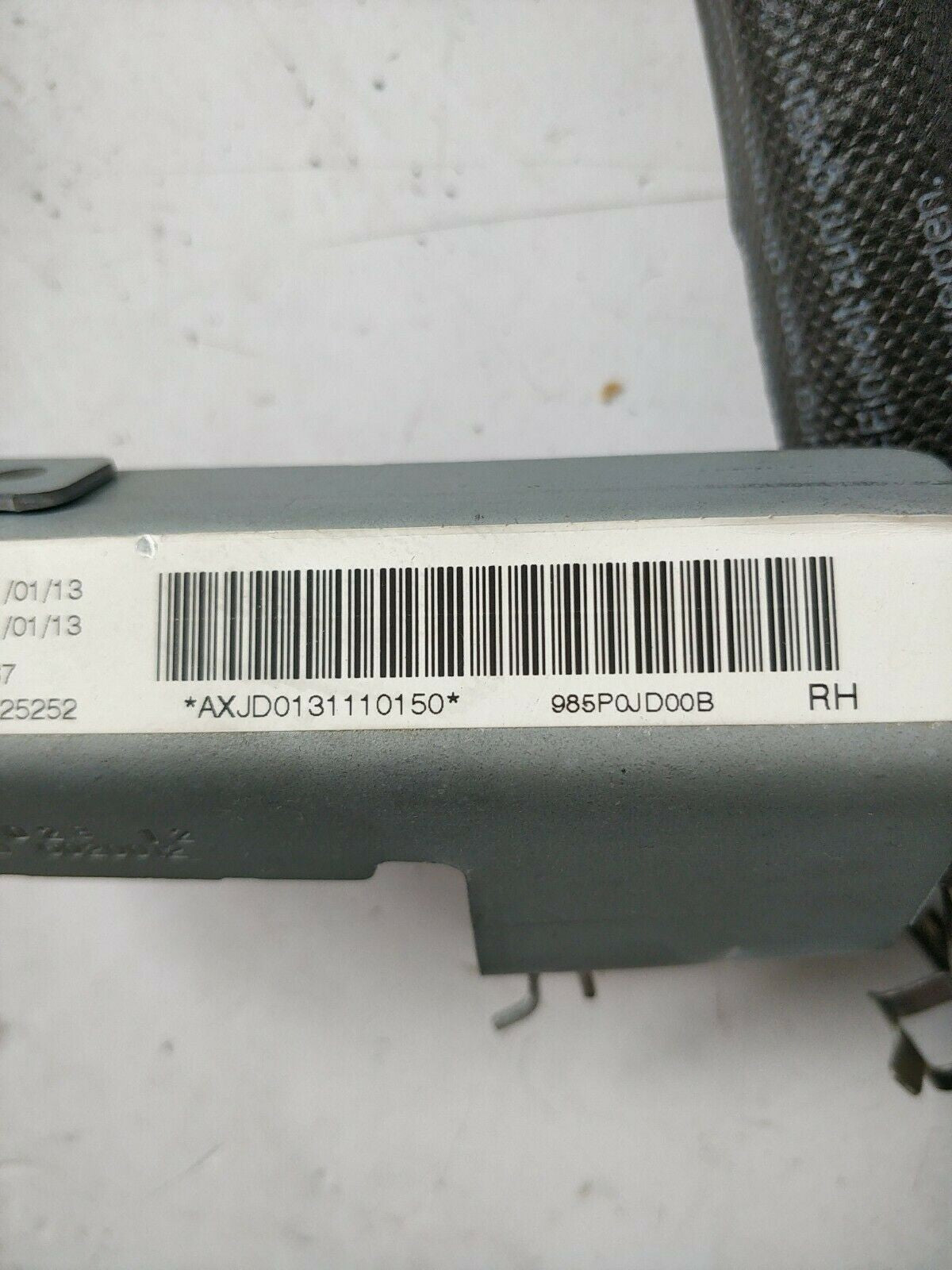 Nissan Qashqai Right Curtain Side Airbag 985P0Jd00B - F&P CRASH SRLS - Used Parts