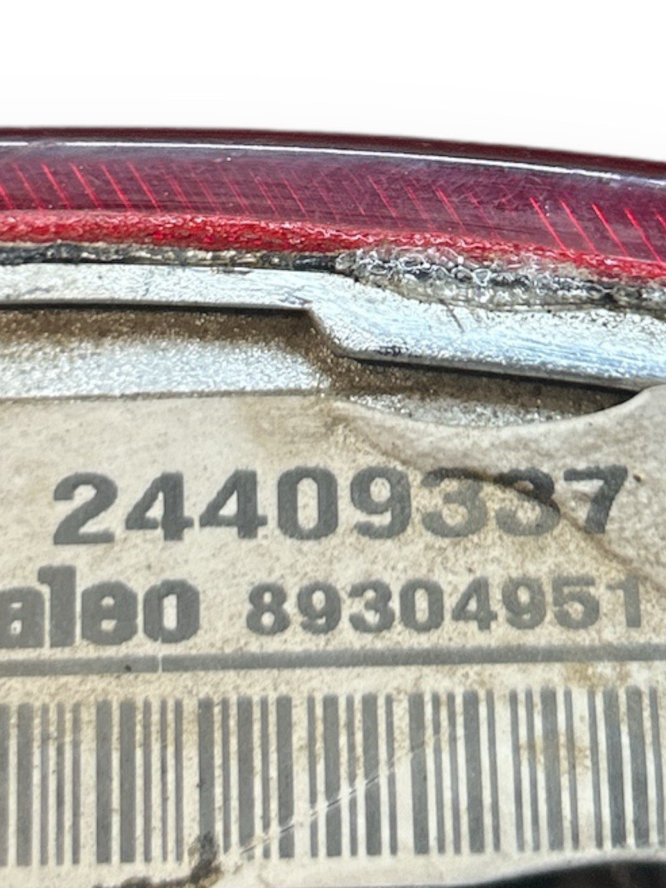 Opel Corsa C (2000 > 2006) cod . 24409337 Fanale / Faro / Stop Fendinebbia Posteriore Sinistro - F&P CRASH SRLS - Ricambi Usati