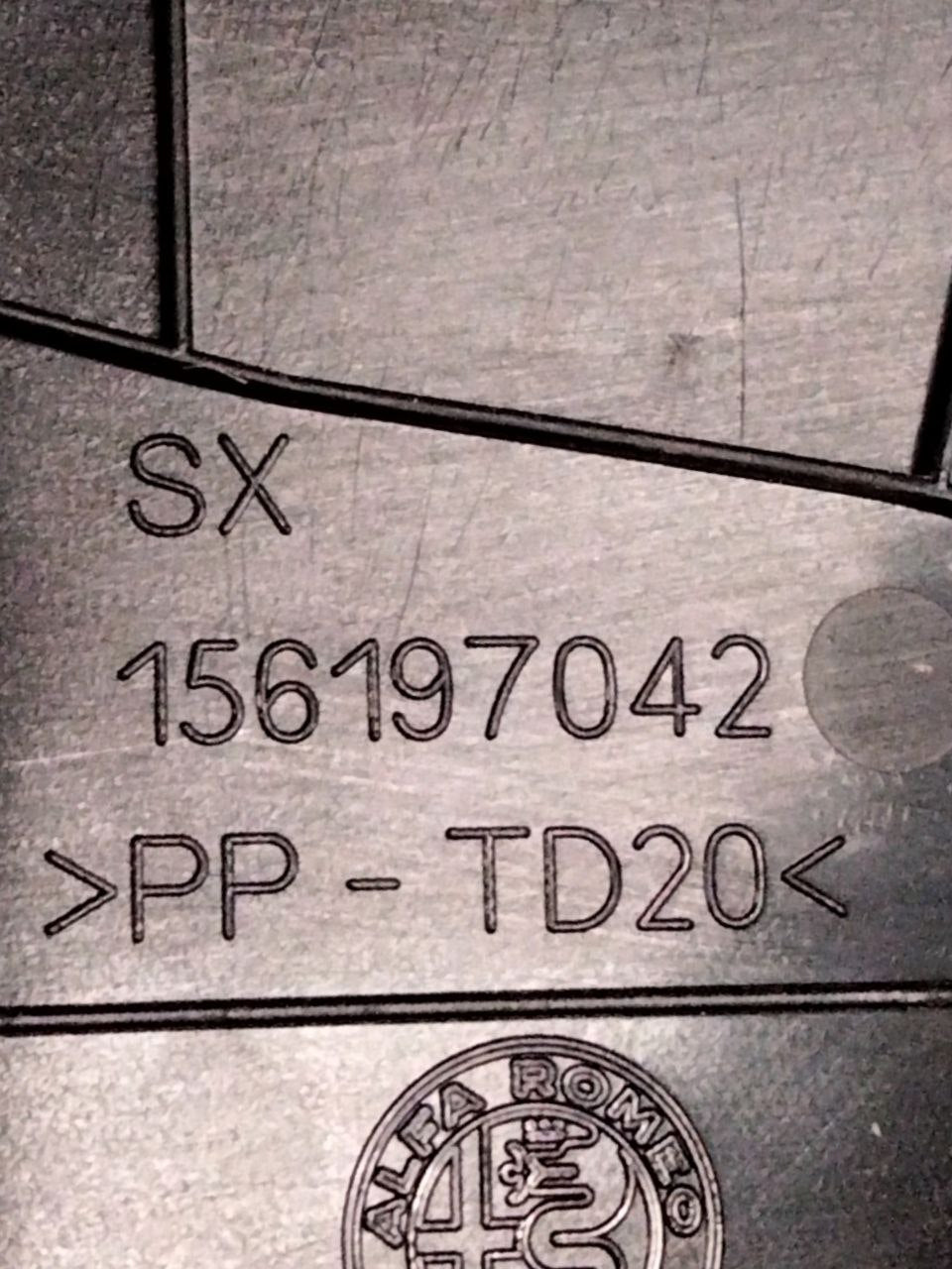 Pannello interno Porta anteriore sinistro Alfa Romeo Stelvio (2016>) cod.156197042 - F&P CRASH SRLS - Ricambi Usati