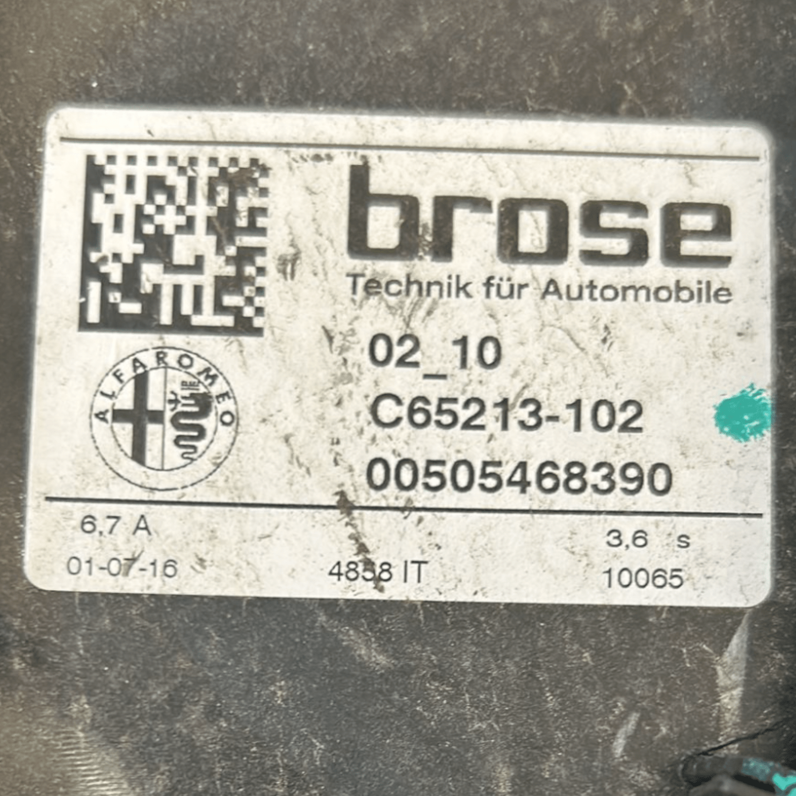 Left Front Door Panel Alfa Romeo Stelvio code:00505468390 (2016 >) - F&P CRASH SRLS - Used Parts