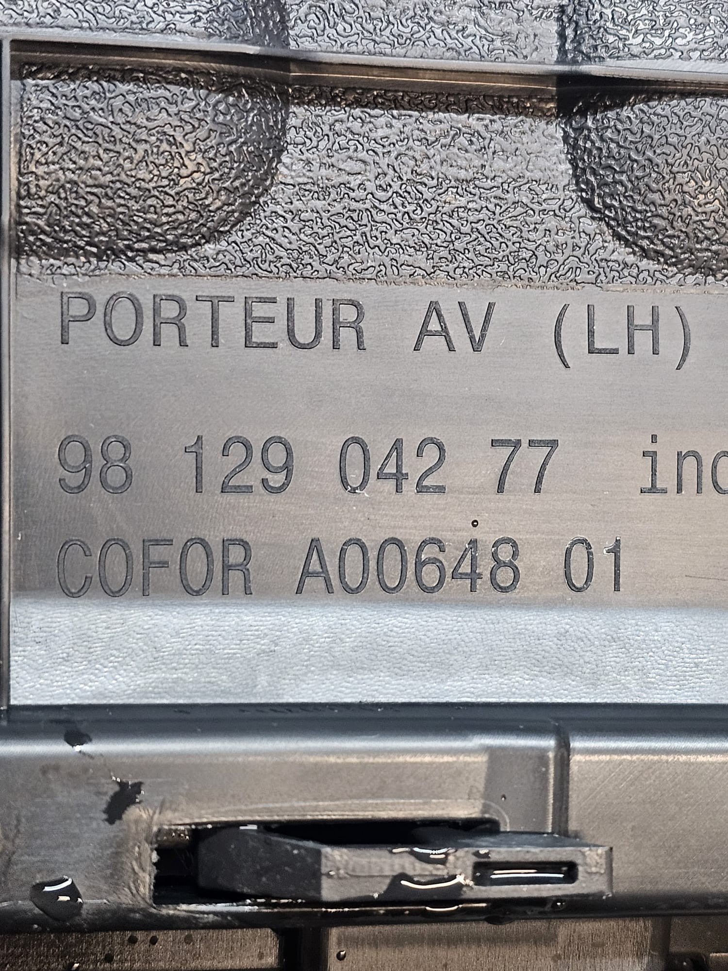 Pannello Porta Anteriore Sinistro Citroen C3 Cod:9812904277 (2016 - 2023) - F&P CRASH SRLS - Ricambi Usati