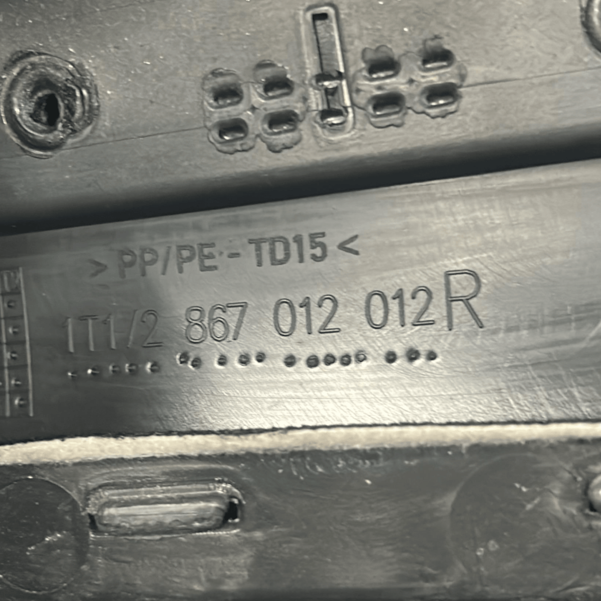 Pannello Porta Interno Anteriore Destro Volkswagen Touran (1T) cod.2867012012R (2003 > 2015) - F&P CRASH SRLS - Ricambi Usati