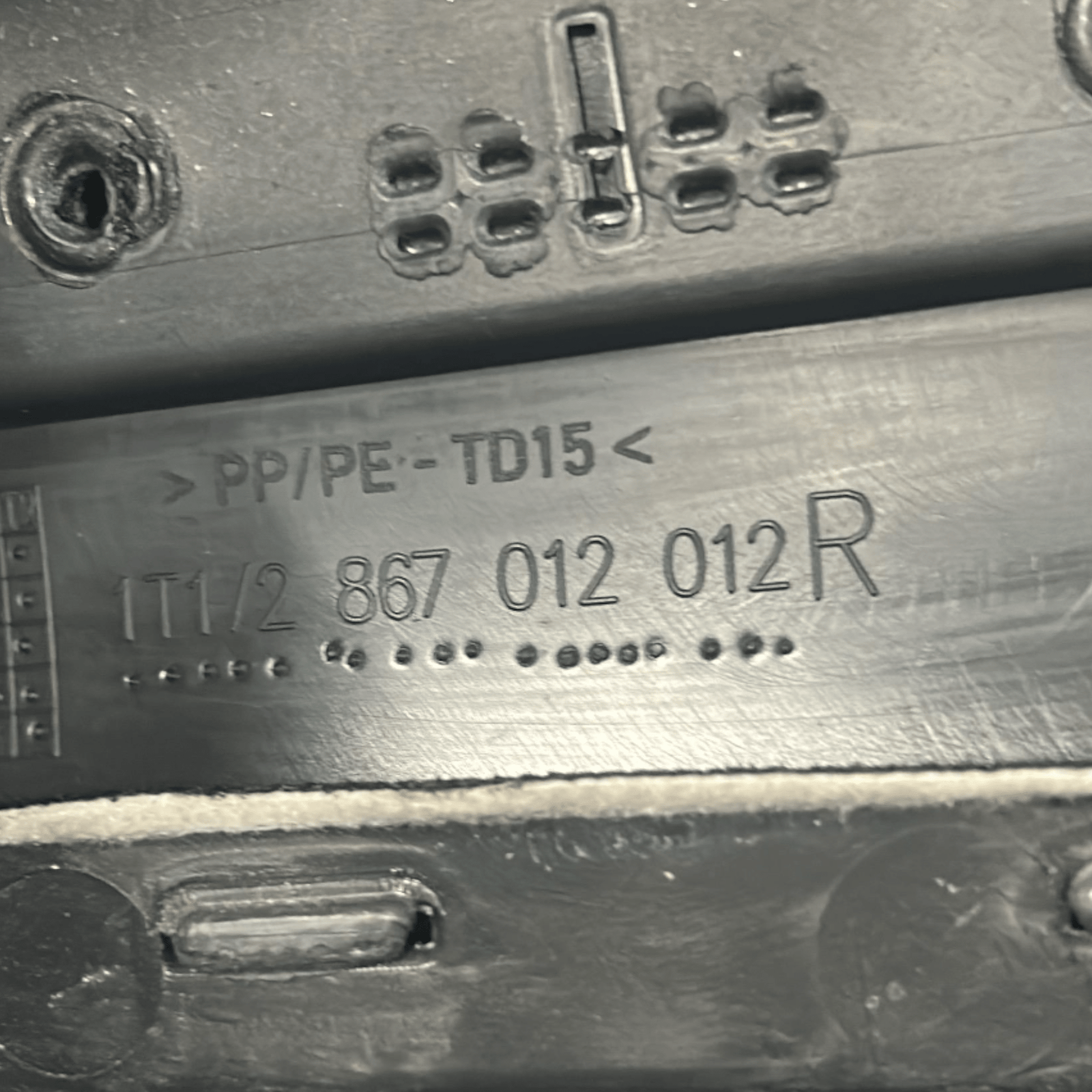 Pannello Porta Interno Anteriore Destro Volkswagen Touran (1T) cod.2867012012R (2003 > 2015) - F&P CRASH SRLS - Ricambi Usati