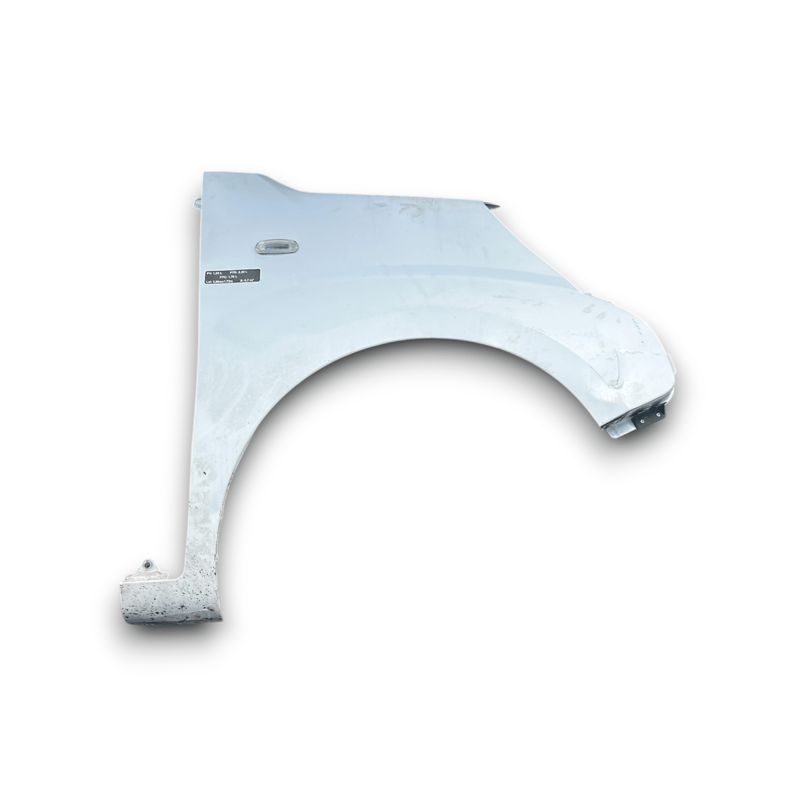 Parafango Anteriore Destro Bianco Peugeot Bipper (2007 > 2016) - F&P CRASH SRLS - Ricambi Usati