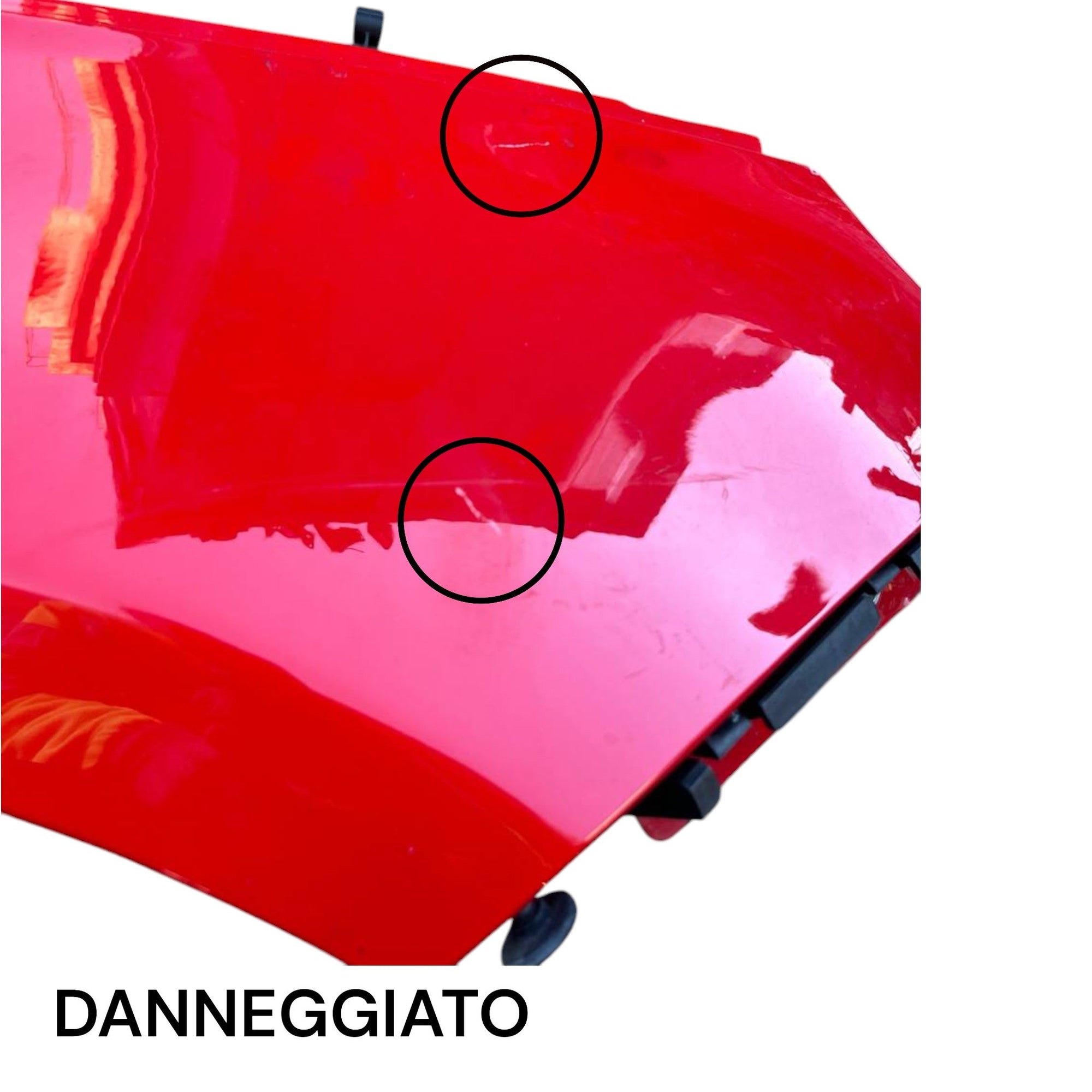 Parafango anteriore destro rosso Fiat 500 / 595 Abarth (2008 - >) - F&P CRASH SRLS - Ricambi Usati