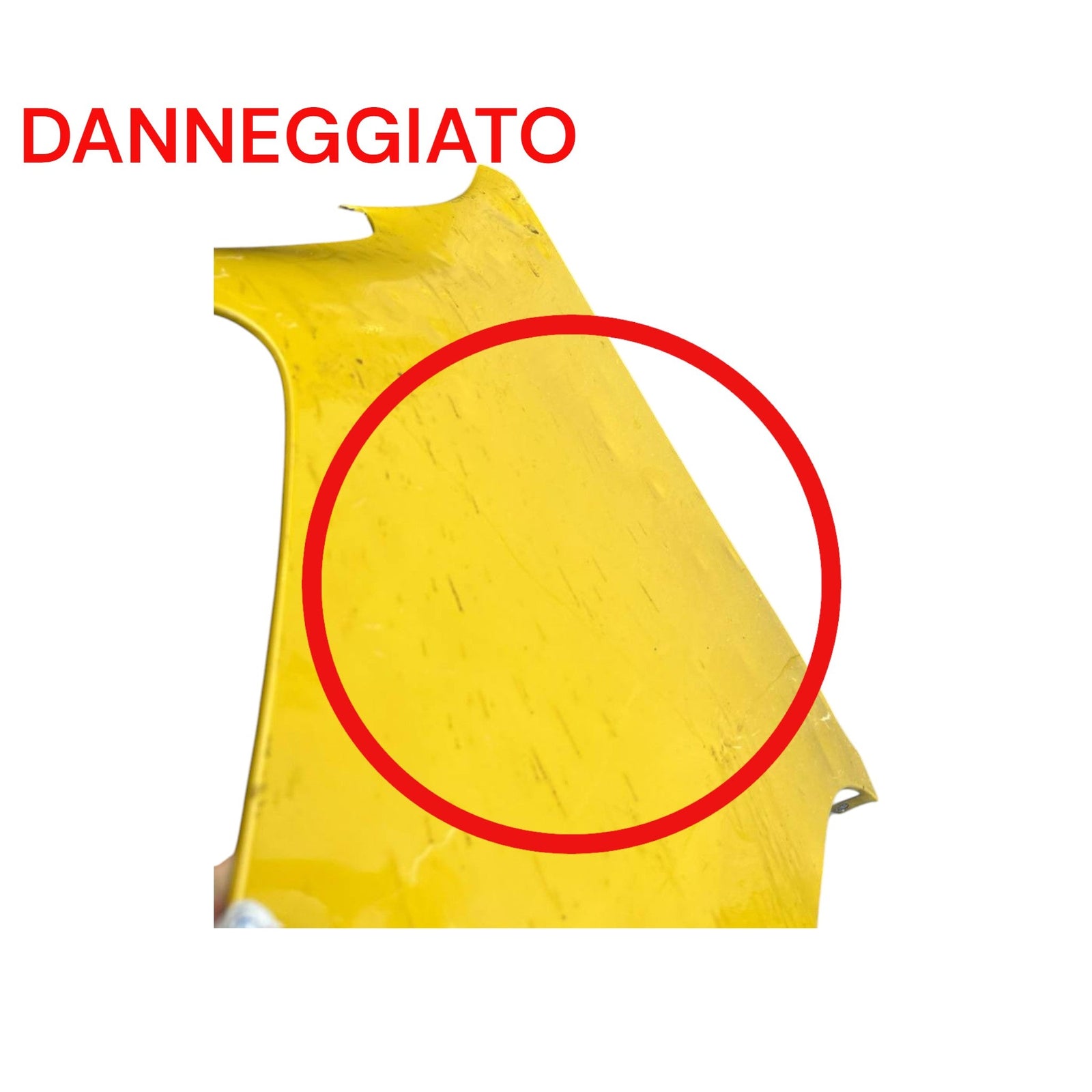 Parafango anteriore sinistro giallo Renault Master III Restyling (2019 - >) cod.260928054R - F&P CRASH SRLS - Ricambi Usati