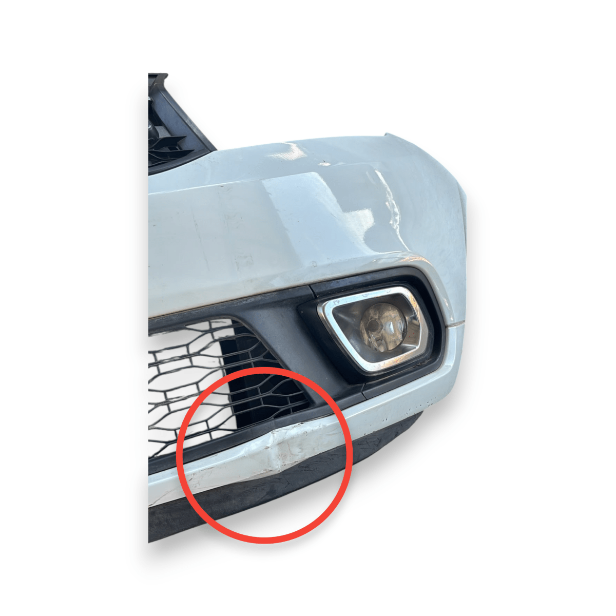 Paraurti anteriore bianco dacia sandero II (2012 - 2021) - F&P CRASH SRL - Ricambi Usati