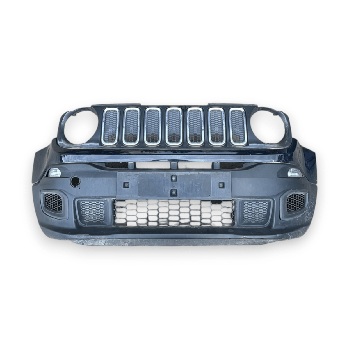 Paraurti anteriore blu jeep renegade cod:07355985940e (2014 - ) - F&amp;P CRASH SRL - Ricambi Usati