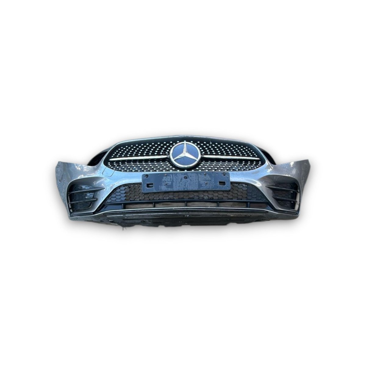 Paraurti anteriore grigio Mercedes Benz Classe A (W177) (2018 &gt; ) - F&amp;P CRASH SRL - Ricambi Usati