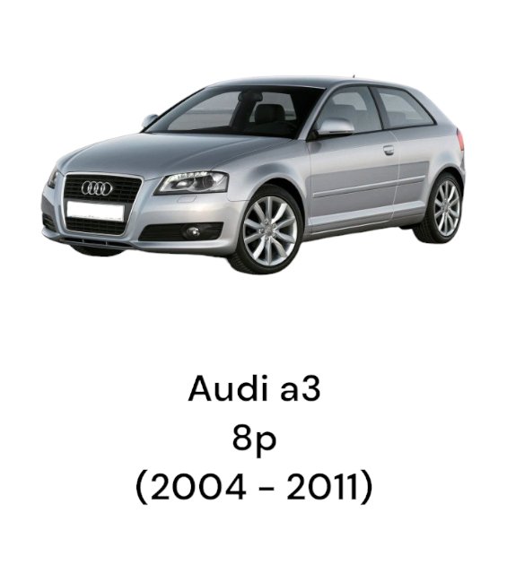 Paraurti anteriore nero Audi A3 8P (2004 - 2011) - F&P CRASH SRLS - Ricambi Usati