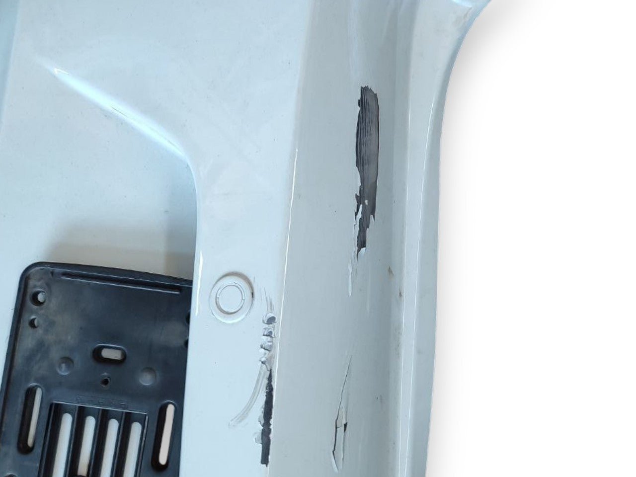 Paraurti posteriore Bianco con Sensori di Parcheggio Renault Clio 3 (2008 - 2015) - F&P CRASH SRLS - Ricambi Usati