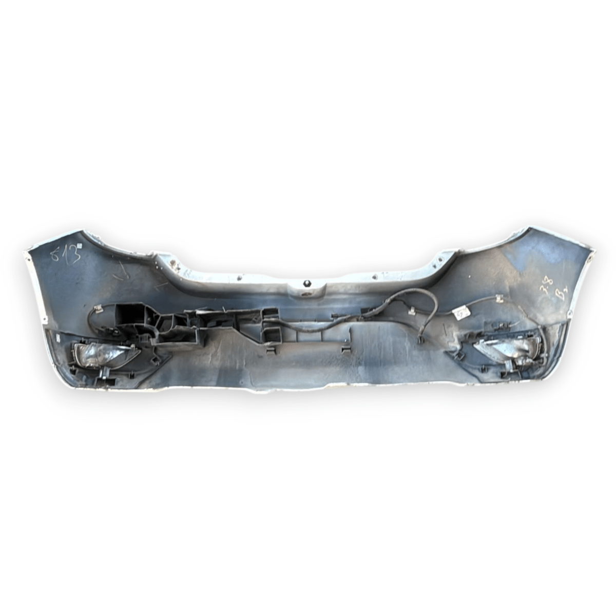 Paraurti posteriore bianco dacia sandero II cod:850229955r (2012 - 2021) - F&P CRASH SRL - Ricambi Usati