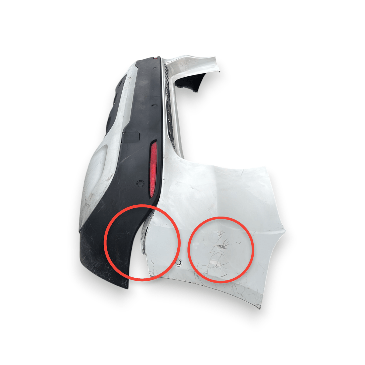 Paraurti posteriore bianco mercedes - benz gla (h247) cod:a2479056000 (2020 - ) - F&P CRASH SRL - Ricambi Usati