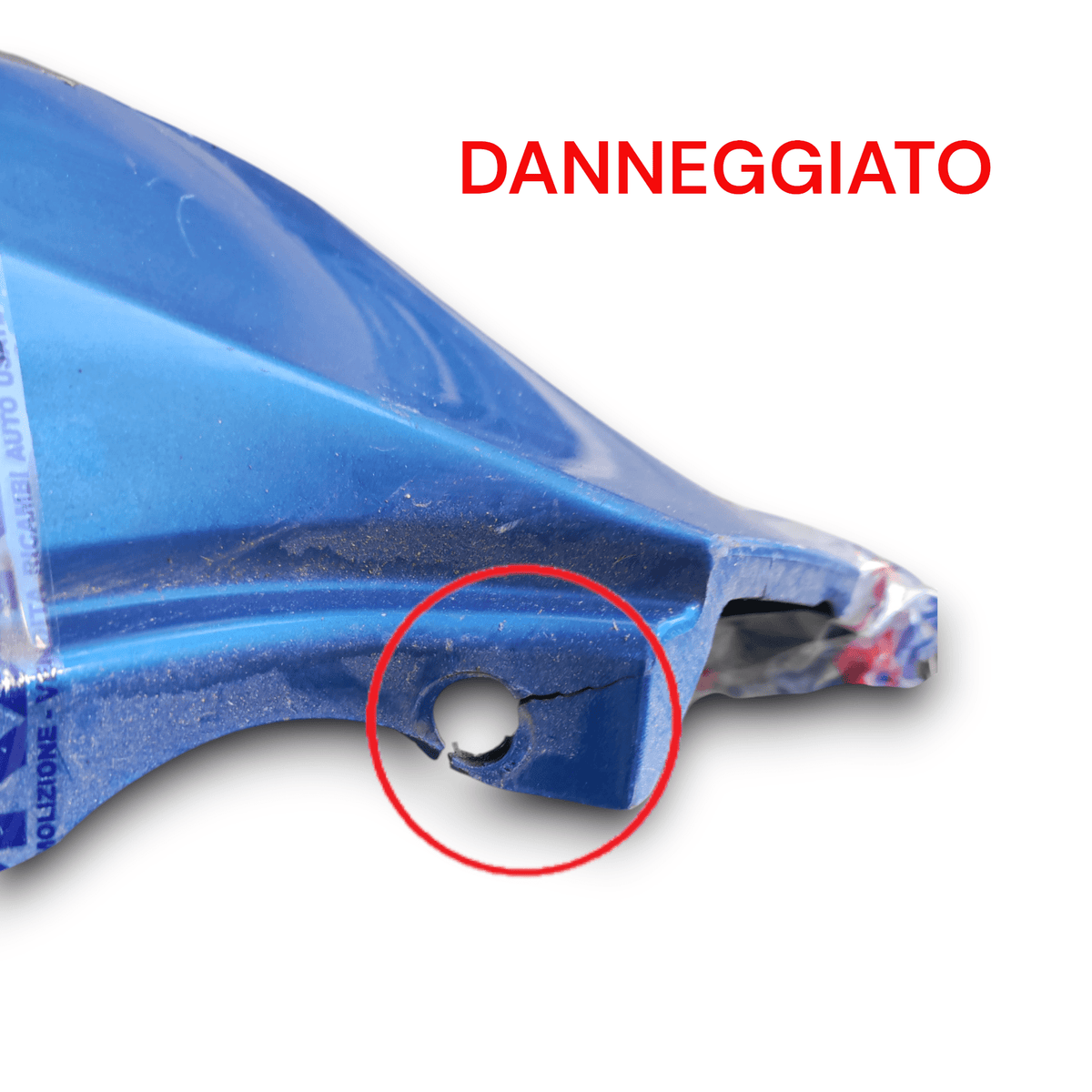 Paraurti posteriore Blu elettrico Fiat Punto Evo (2012 - 2018) - F&P CRASH SRLS - Ricambi Usati