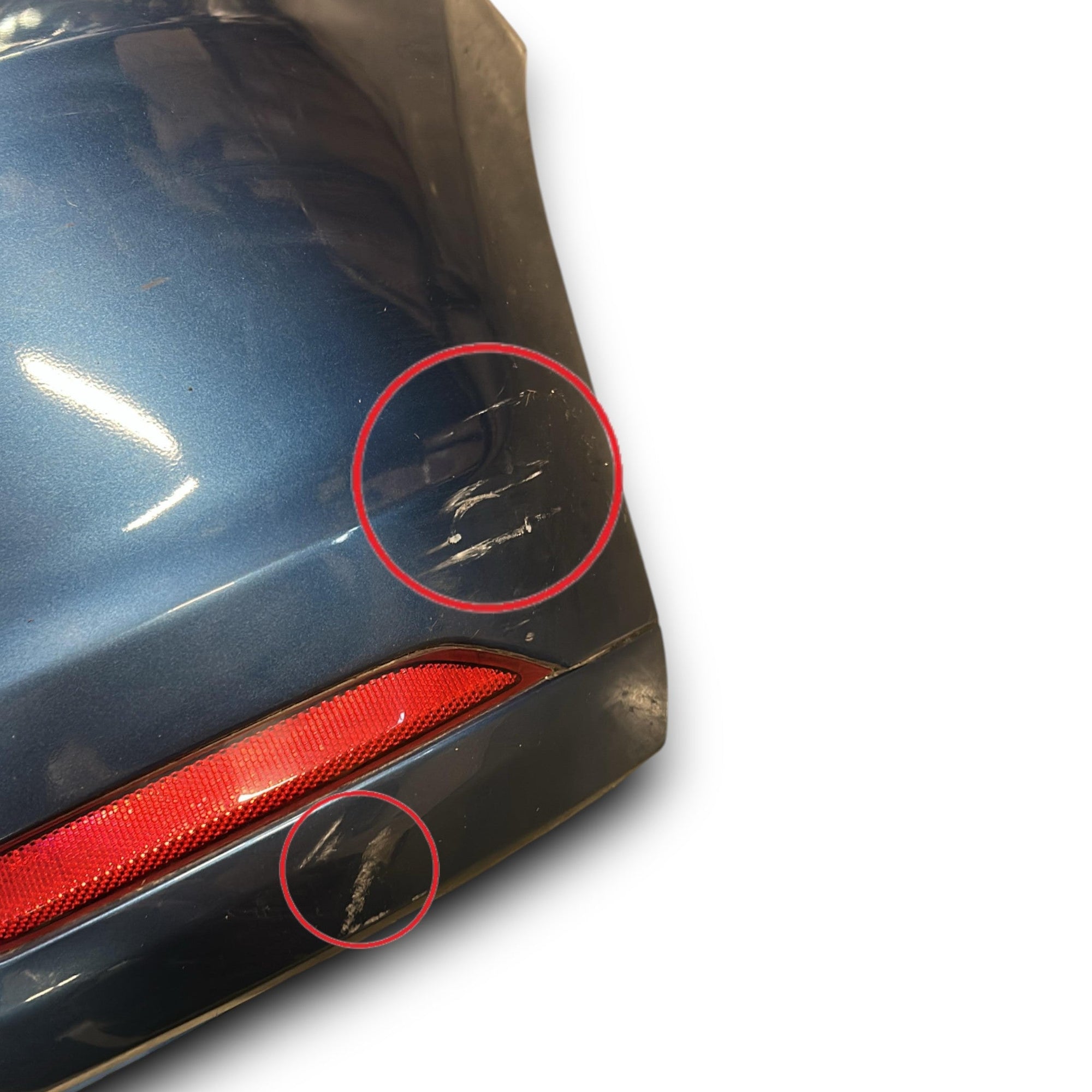 Paraurti Posteriore Blu Volkswagen Polo (6R) (2009 > 2017) "Non Originale" - F&P CRASH SRLS - Ricambi Usati