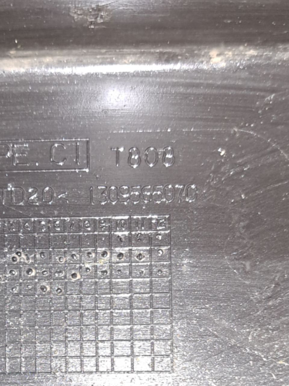 Paraurti posteriore Fiat Fiorino / Qubo / Bipper / Nemo (2009) COD:1309565070 - F&P CRASH SRLS - Ricambi Usati