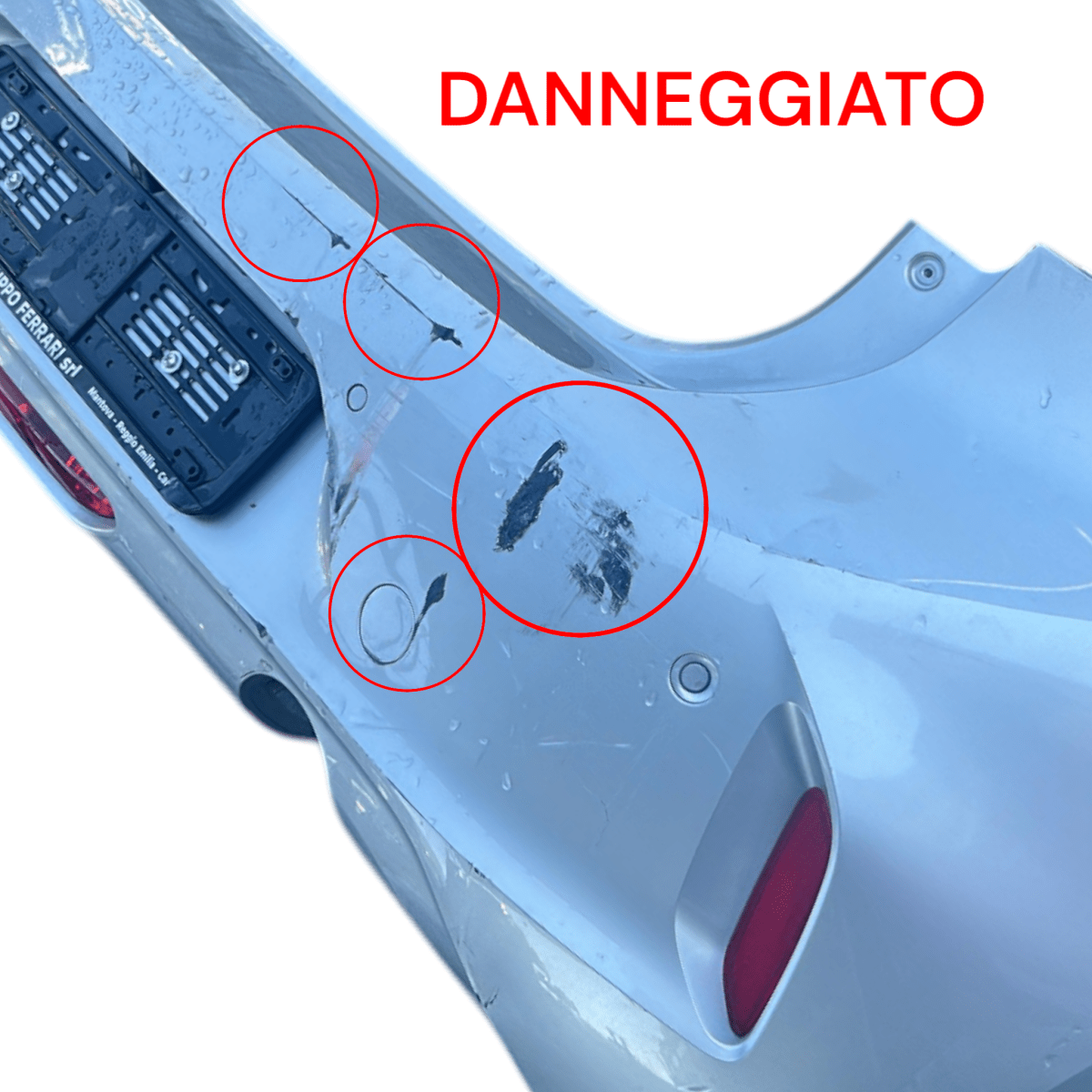 Paraurti posteriore grigio Opel Corsa F (2019 > ) 5 porte - F&P CRASH SRLS - Ricambi Usati