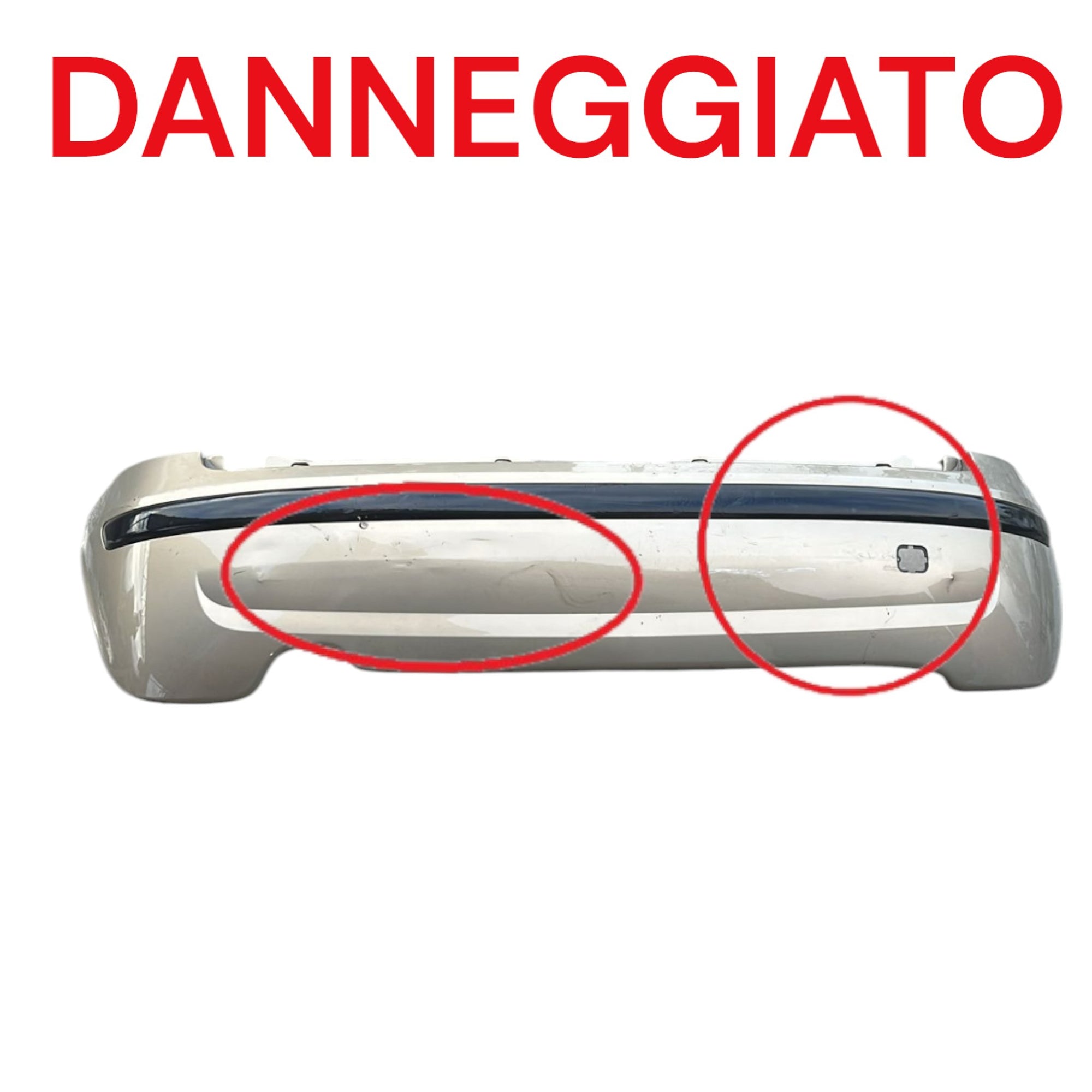 Paraurti Posteriore Marroncino 695a Fiat Panda (169) (2003 >2012) - F&P CRASH SRLS - Ricambi Usati