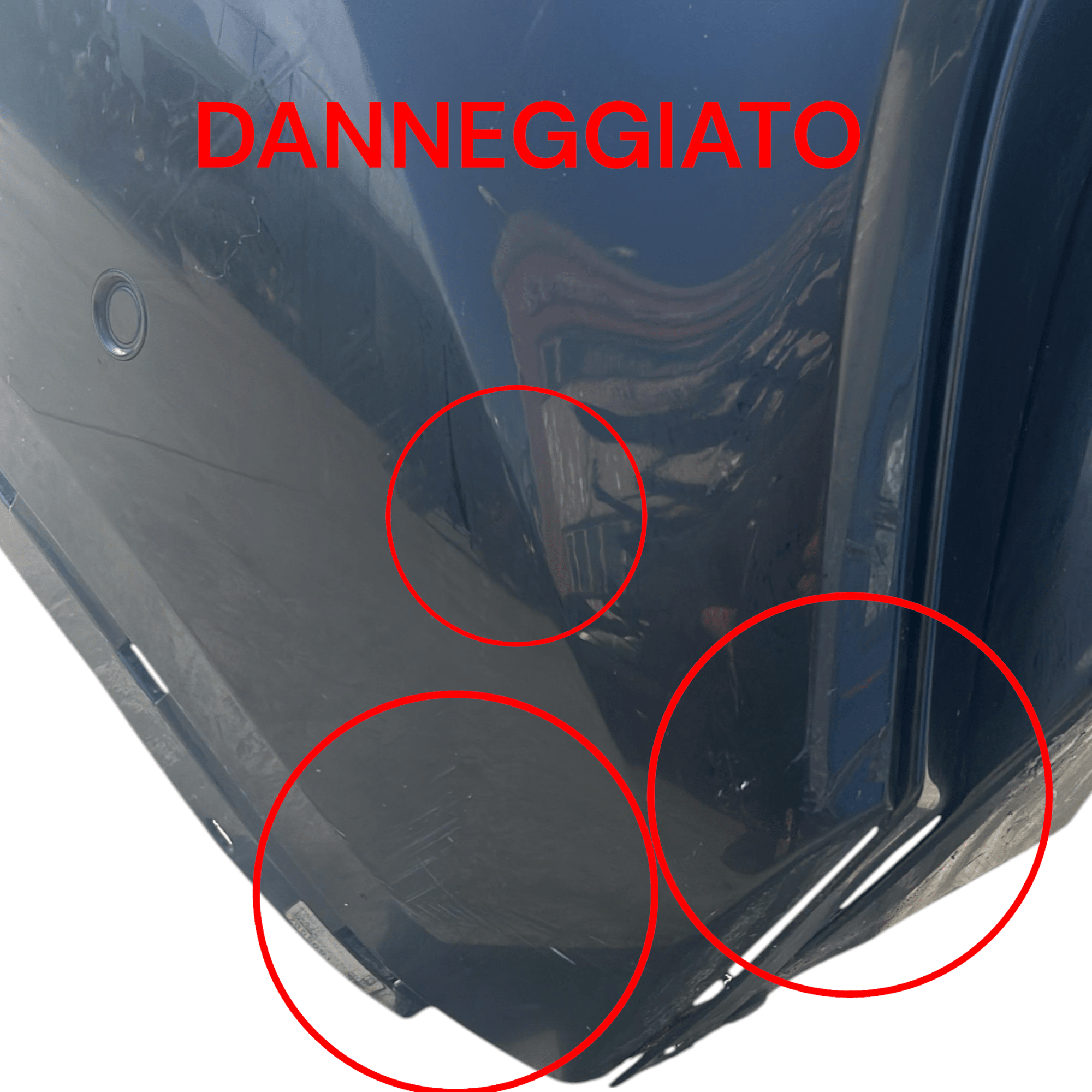 Paraurti Posteriore Nero Infiniti (Q30S) (2015 > 2019) - F&P CRASH SRLS - Ricambi Usati