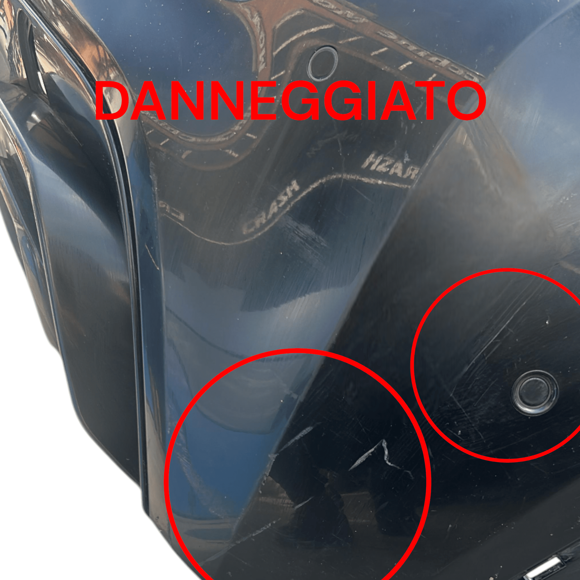 Paraurti Posteriore Nero Infiniti (Q30S) (2015 > 2019) - F&P CRASH SRLS - Ricambi Usati