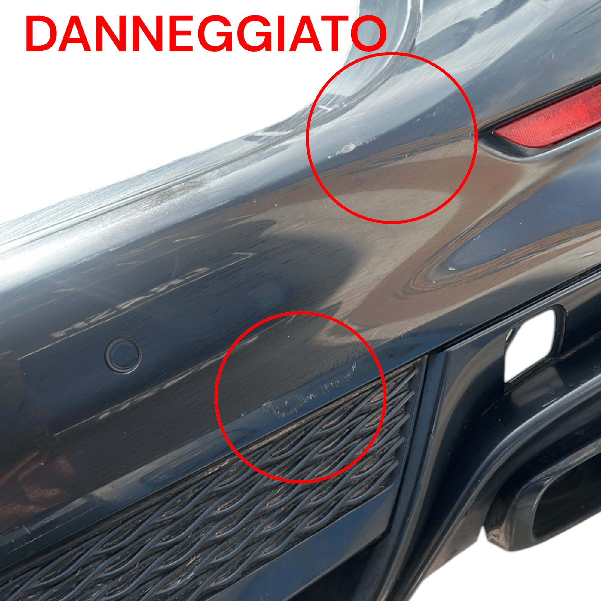 Paraurti Posteriore Nero Infiniti (Q30S) (2015 > 2019) - F&P CRASH SRLS - Ricambi Usati