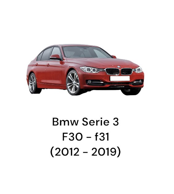 Paraurti Posteriore nero + sensori parcheggio Bmw Serie 3 F30 Berlina (2012-2019) - F&P CRASH SRLS - Ricambi Usati