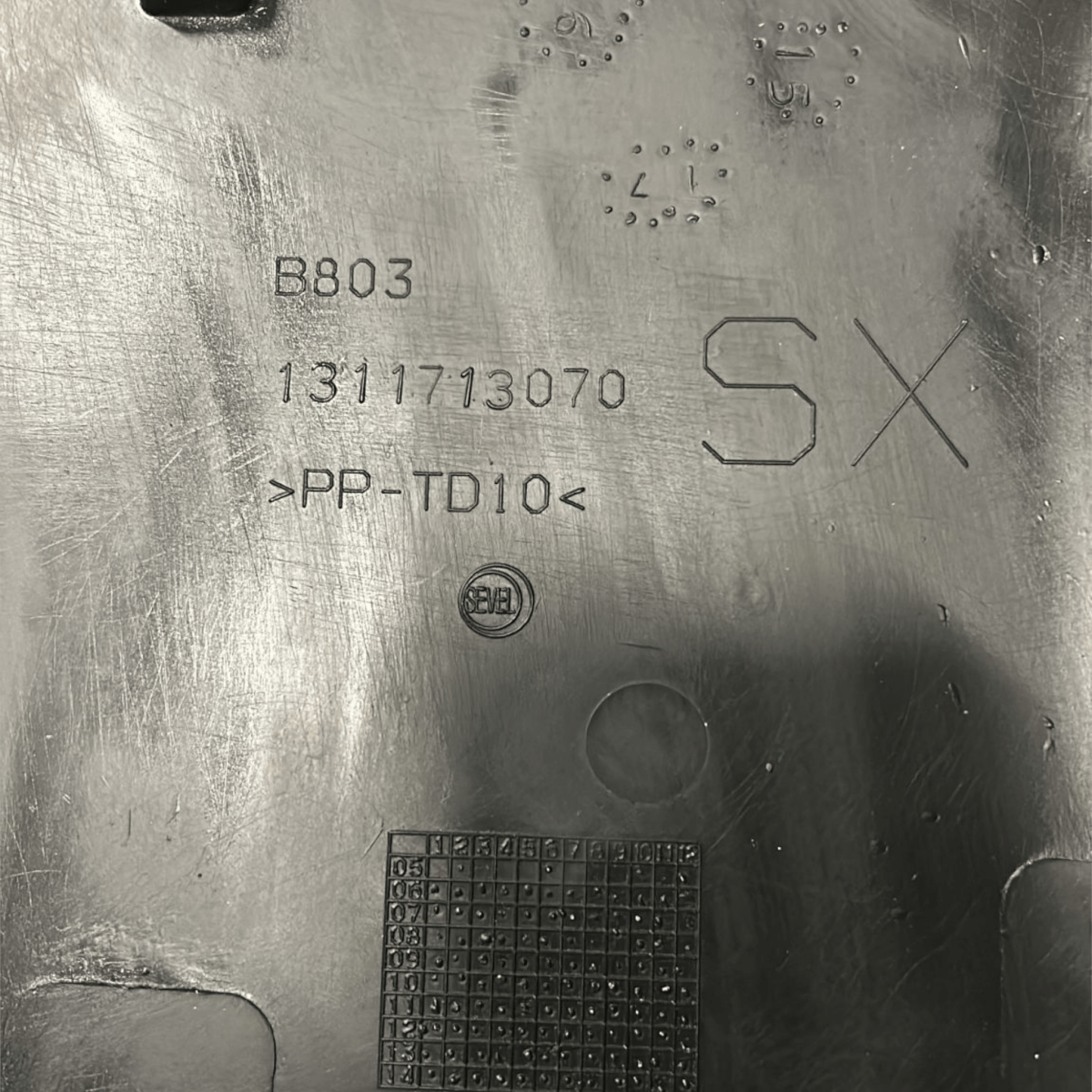 Paraurti posteriore sinistro angolare peugeot boxer cod:1311713070 (2014 >) - F&P CRASH SRL - Ricambi Usati