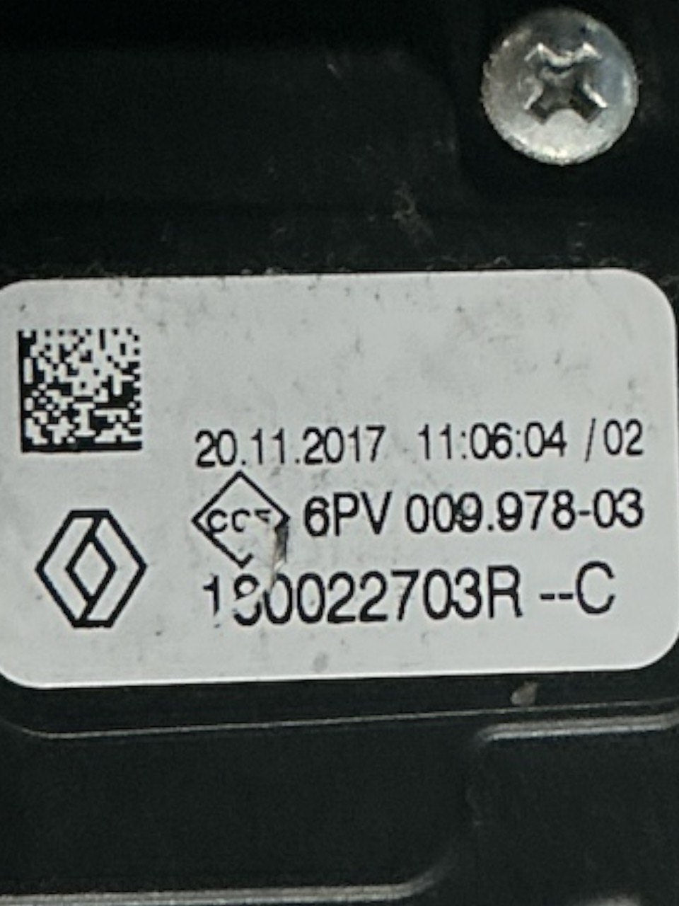 Pedale Acceleratore Dacia Sandero II (2012 > 2020) cod.180022703R - F&P CRASH SRLS - Ricambi Usati