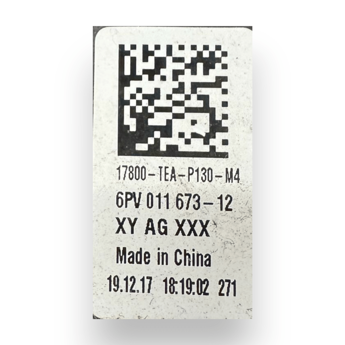 Pedale acceleratore Honda Civic X 1.6 diesel cod.17800 - TEA - P130 - M4 (2015 - 2021) - F&P CRASH SRL - Ricambi Usati
