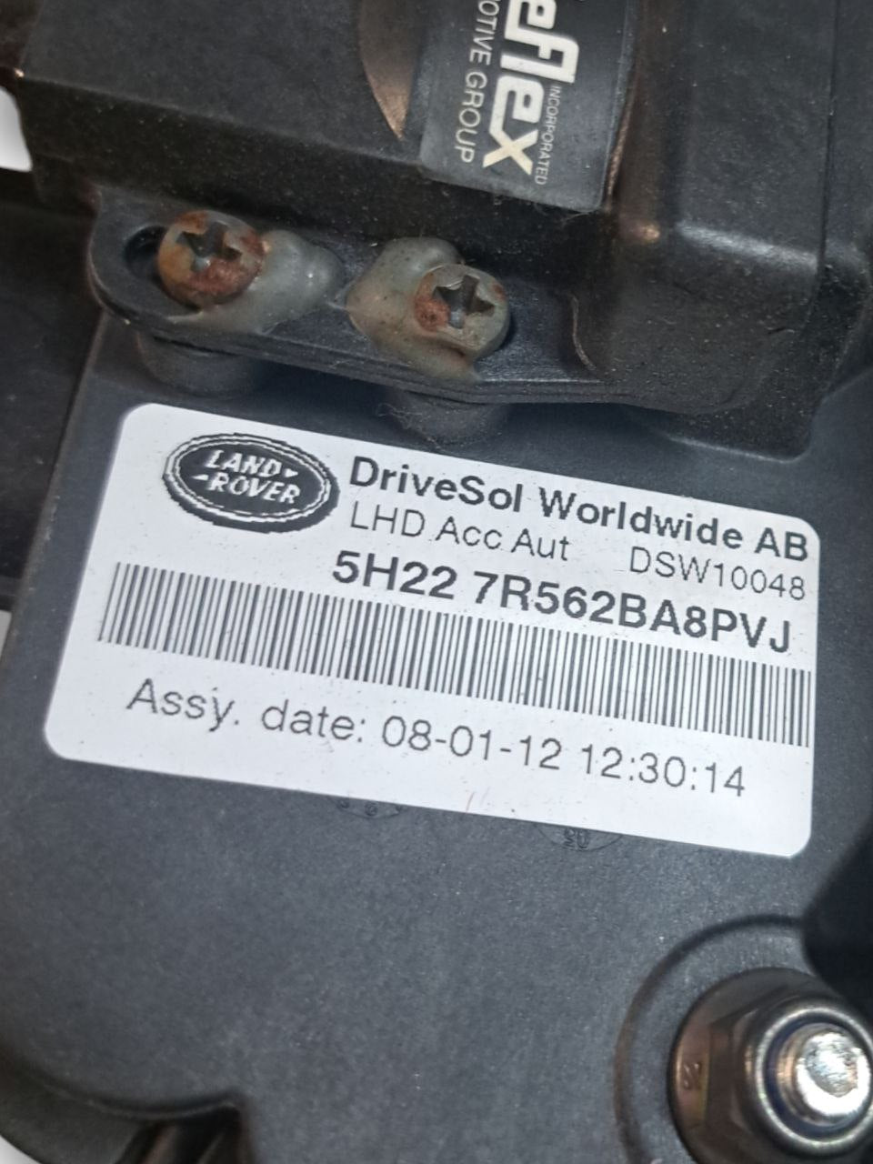 Pedale acceleratore Land Rover Range Rover Sport L320 COD:5H227R562BA (2005 - 2013) - F&P CRASH SRLS - Ricambi Usati