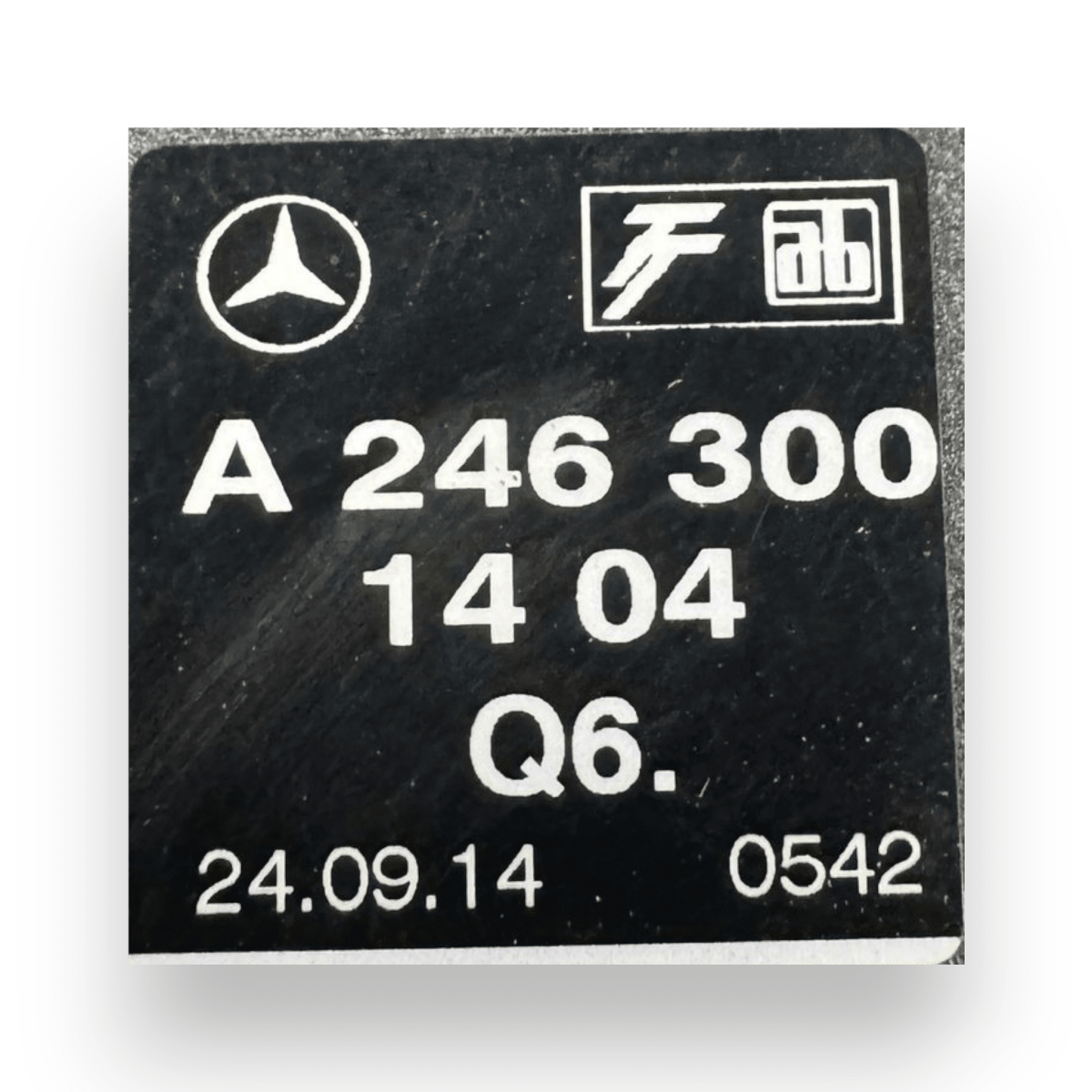 Pedale acceleratore Mercedes - Benz Classe A (W176) 1.5 diesel cod.A2463001404 (2012 - 2018) - F&P CRASH SRL - Ricambi Usati