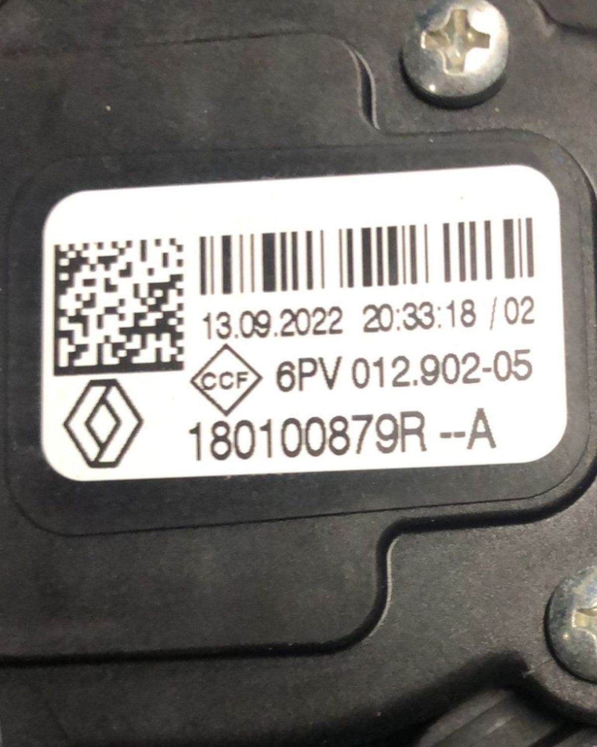 Pedale Acceleratore + Pedale Freno Renault Captur (2019>) cod:180100879R - F&P CRASH SRLS - Ricambi Usati