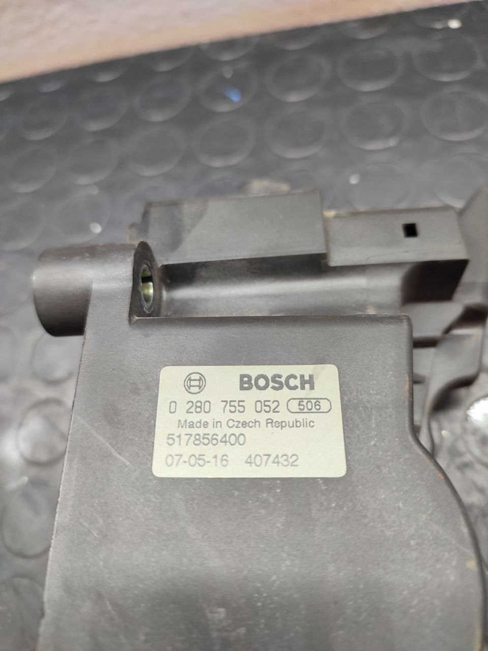 Accelerator pedal potentiometer Fiat Bravo II code 0280755052 - F&P CRASH SRLS - Used Parts
