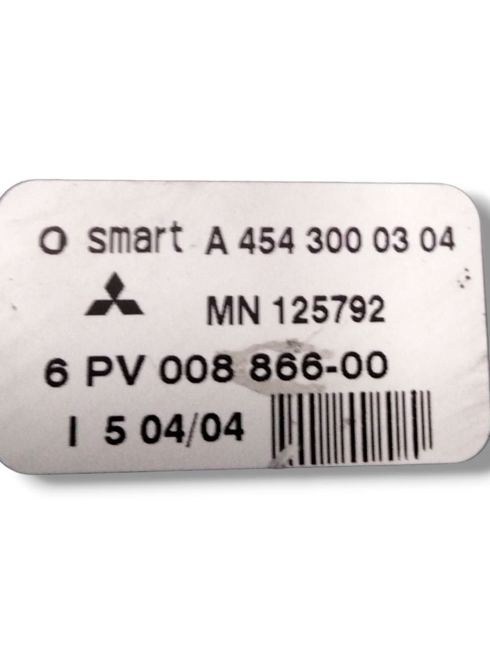 Pedale Acceleratore Smart Forfour 1.1 Benzina (2004 - 2012) cod.A4543000304 - F&P CRASH SRLS - Ricambi Usati