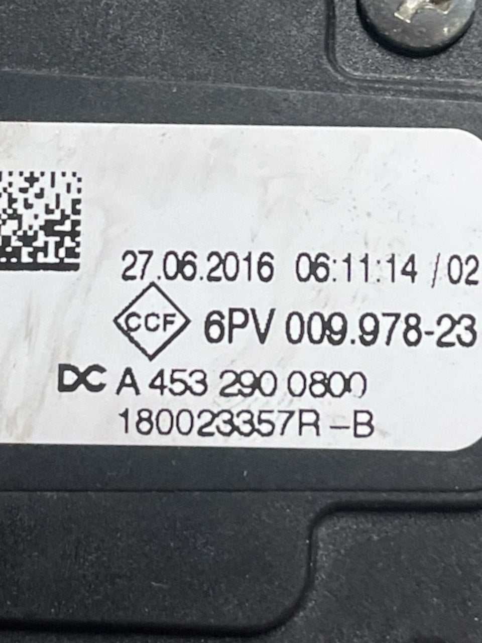 Smart Fortwo (w453) accelerator pedal cod:a4532900800 (2014>) - F&P CRASH SRLS - Used Parts